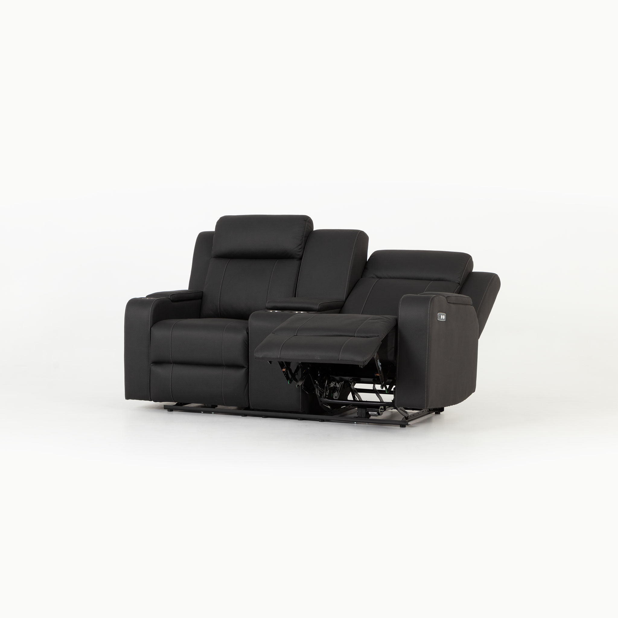 Nico 3 Seater Recliner + 2 Seater Recliner, Charcoal
