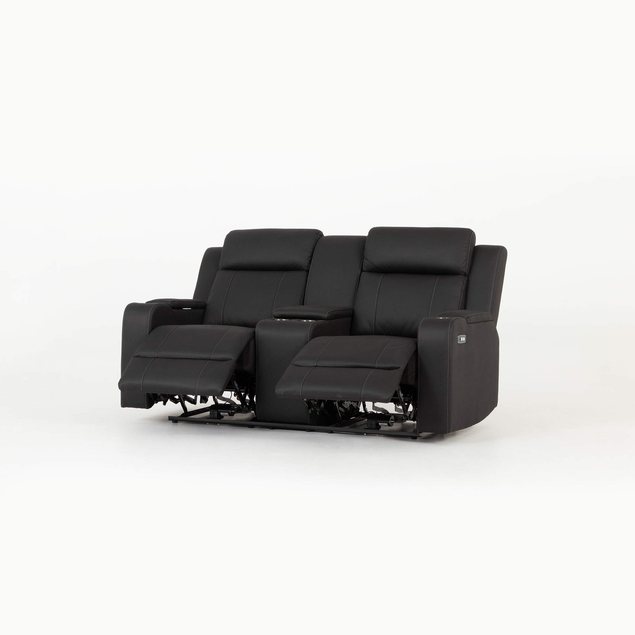 Nico 3 Seater Recliner + 2 Seater Recliner, Charcoal