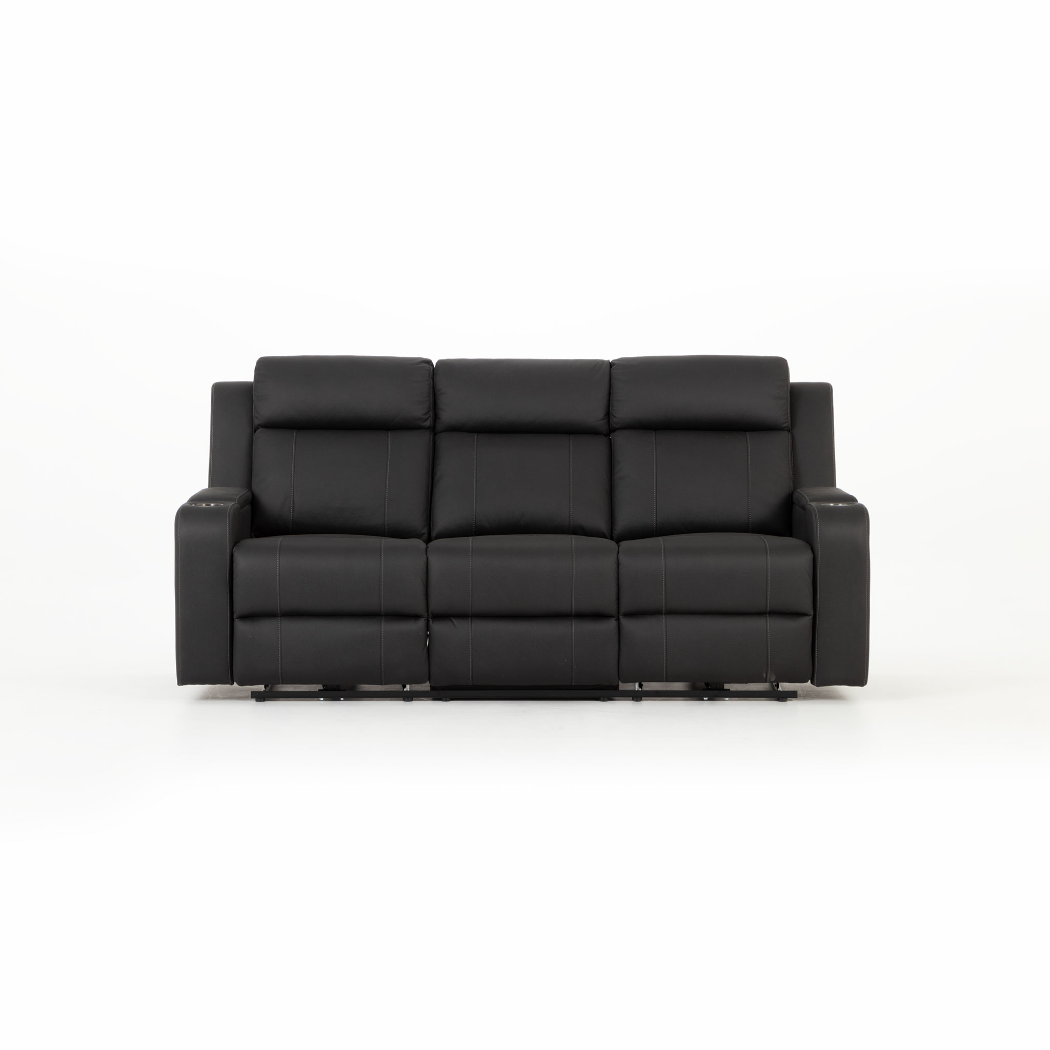 Nico 3 Seater Recliner + 2 Seater Recliner, Charcoal