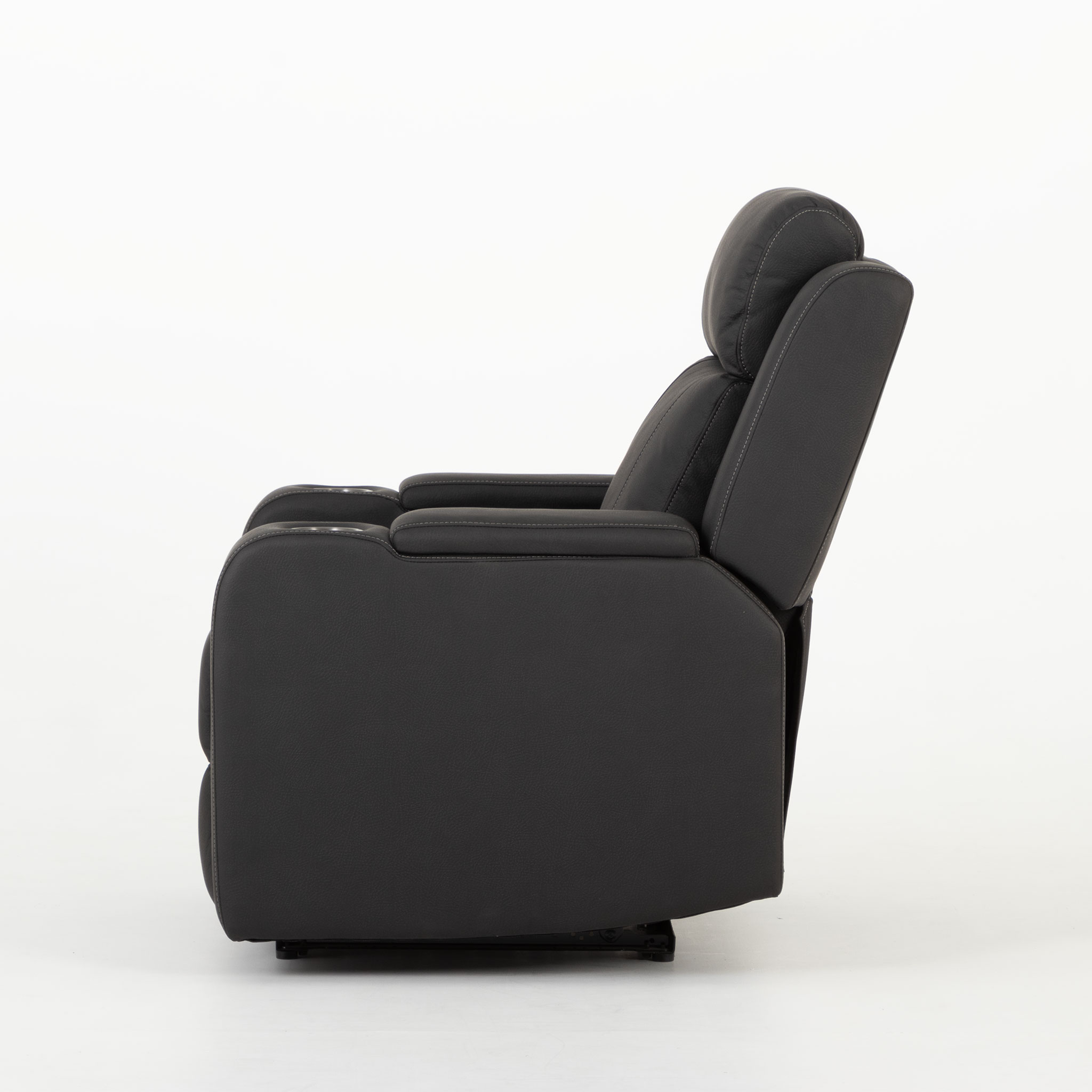 Nico 2 Seater Recliner + 2 Recliner Chairs, Charcoal