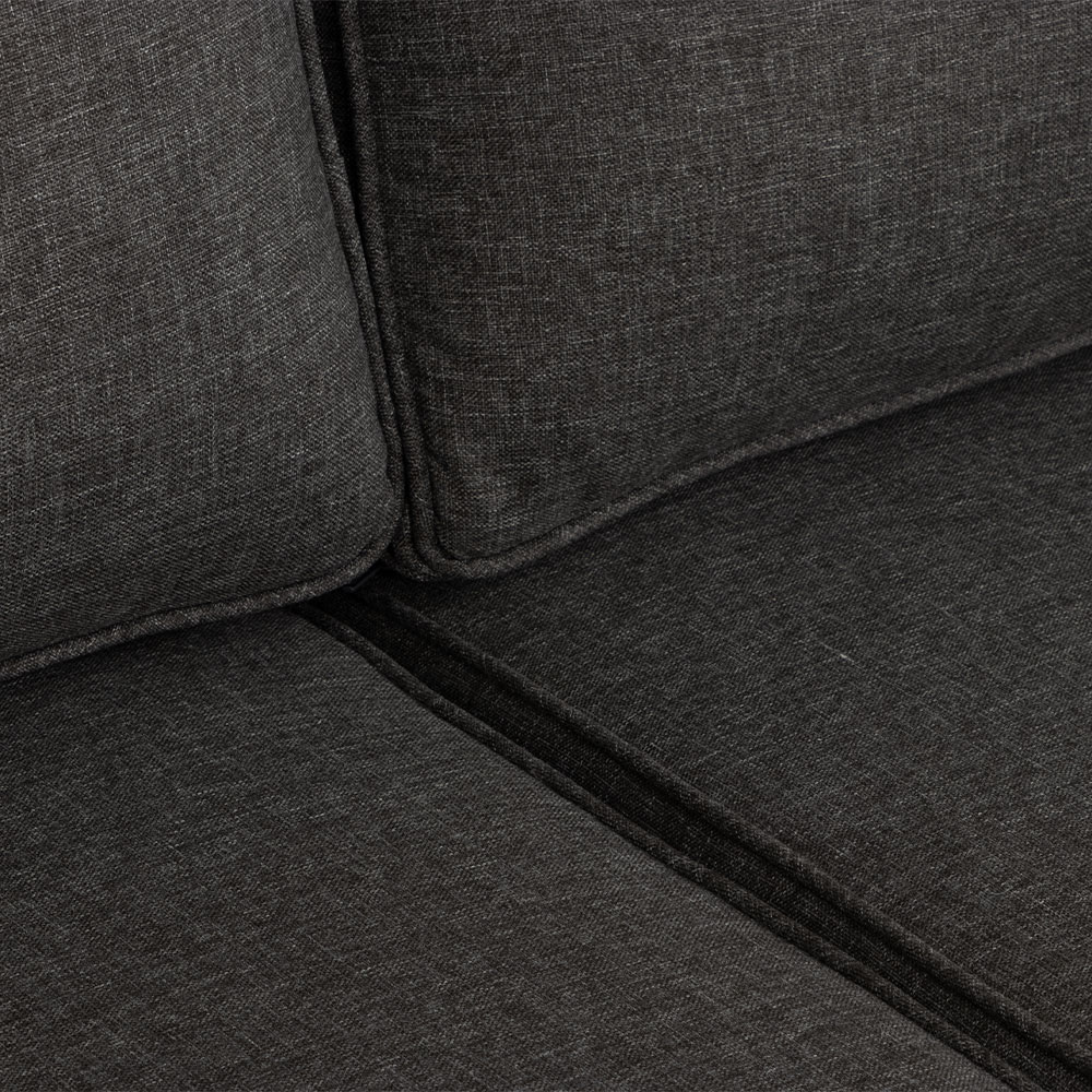 Palau 3 Piece Outdoor Corner Lounge Set, Gunmetal