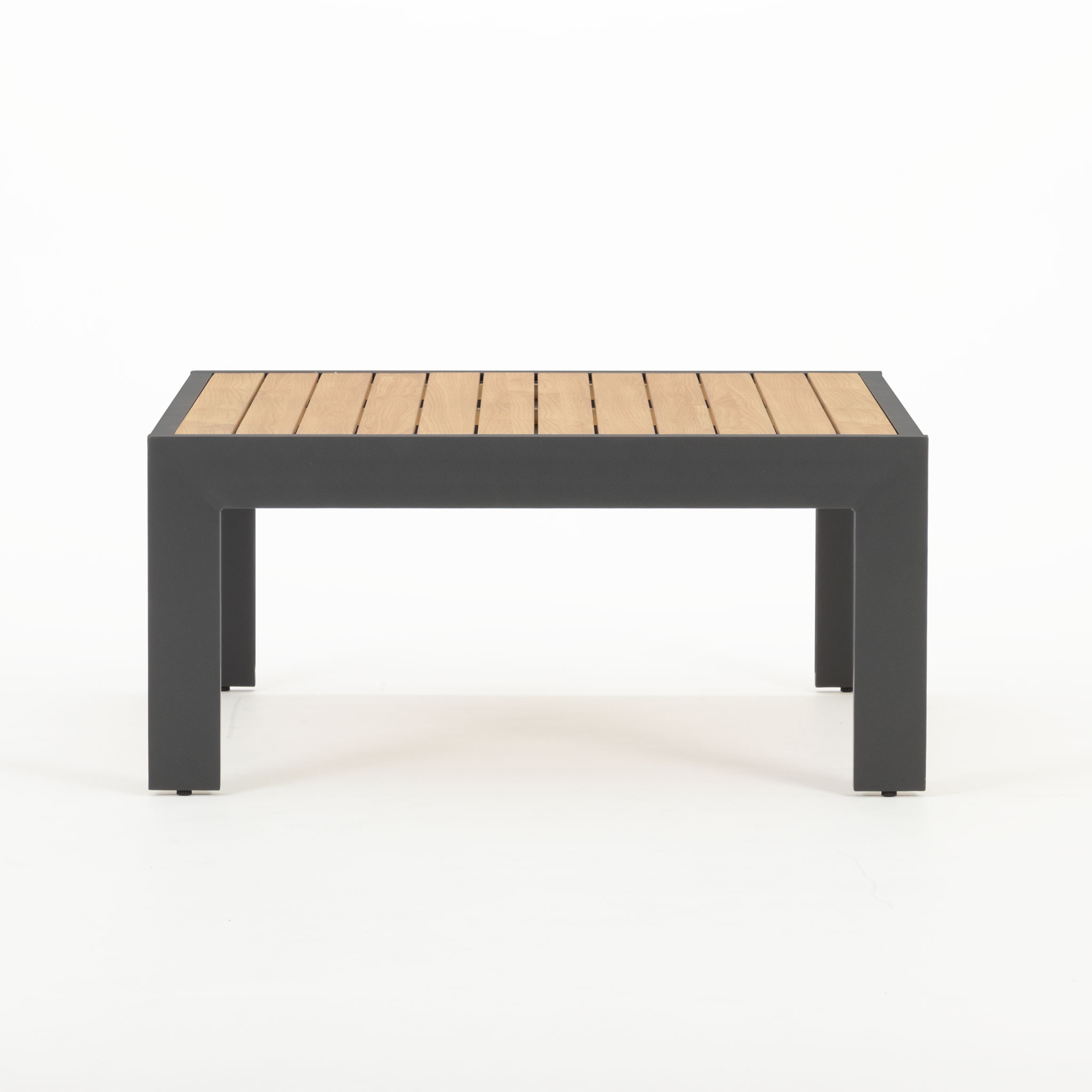 Palamea 3 Piece Outdoor Lounge Set with Coffee Table - W100, Gunmetal