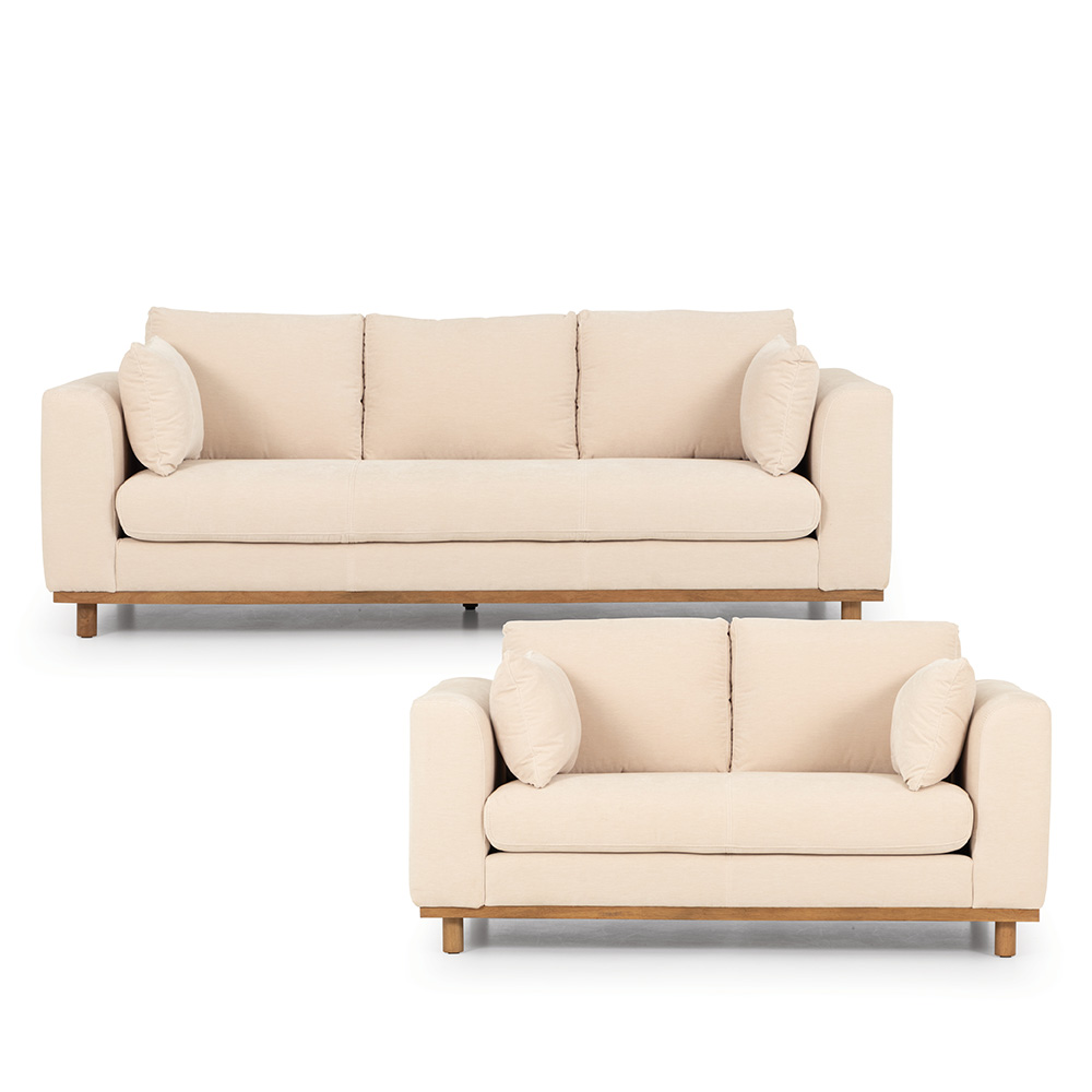 Portia 3 Seater + 2 Seater, Beige