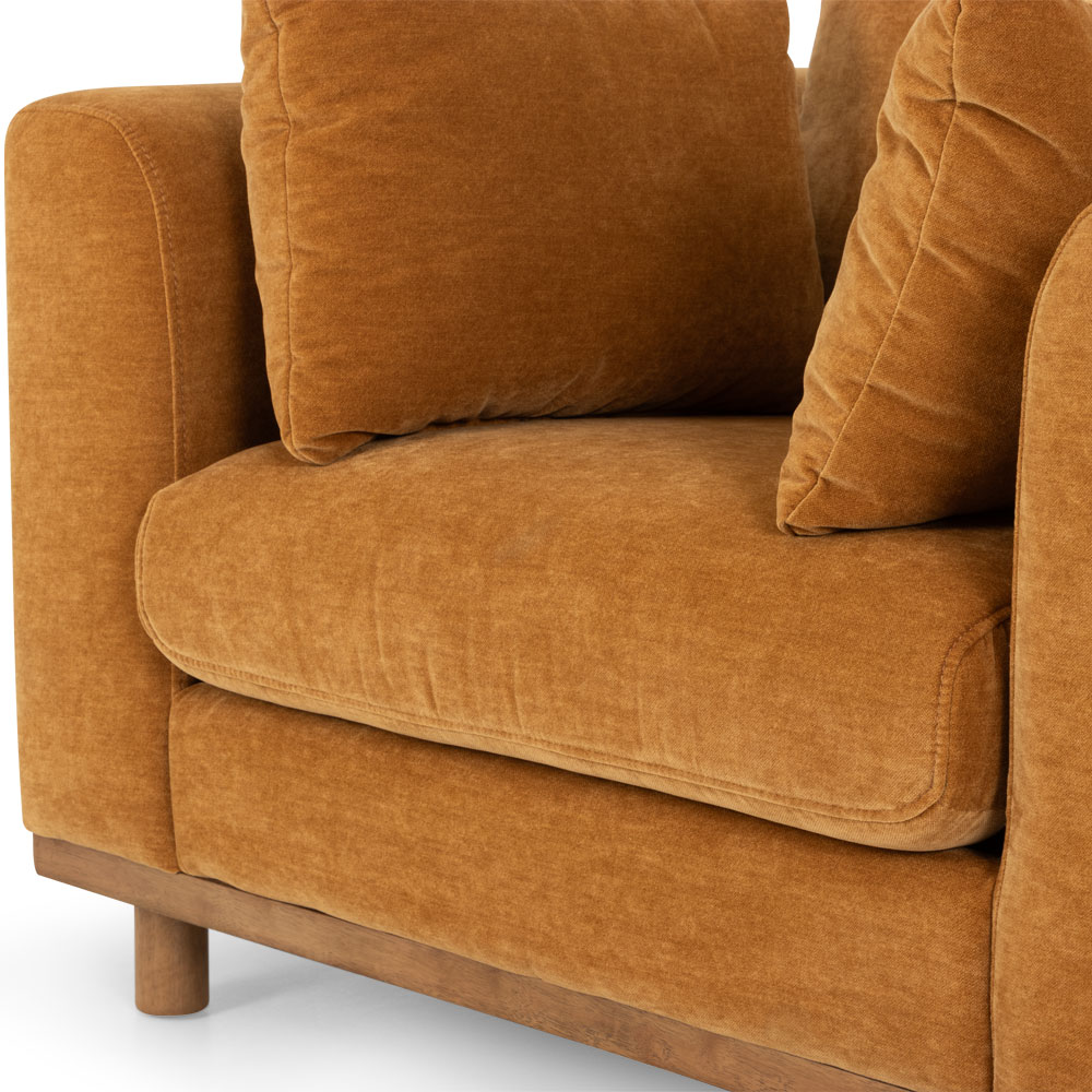 Portia 2 Seater + 2 Chairs, Amber
