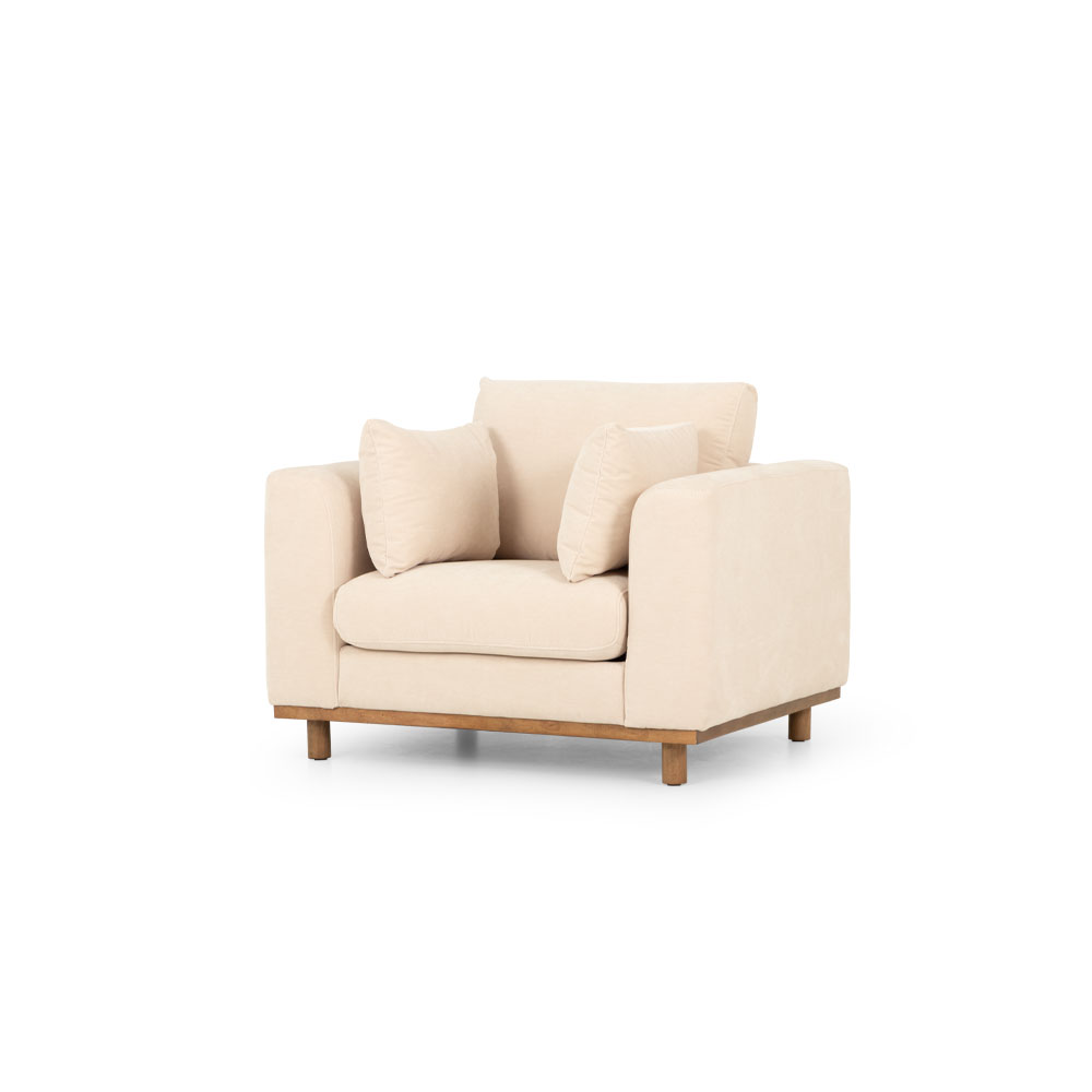 Portia 3 Seater + 2 Chairs, Beige
