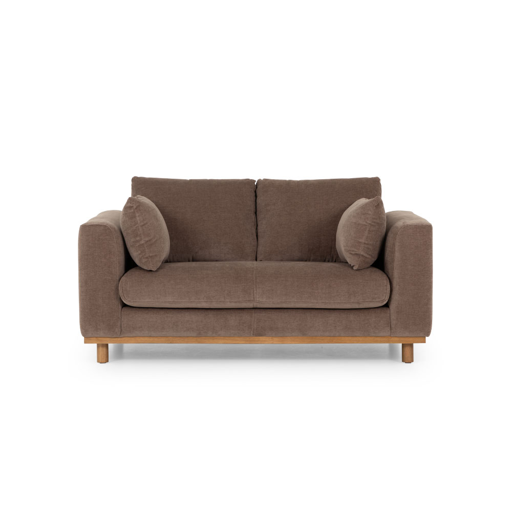 Portia 2 Seater + 2 Chairs, Brown