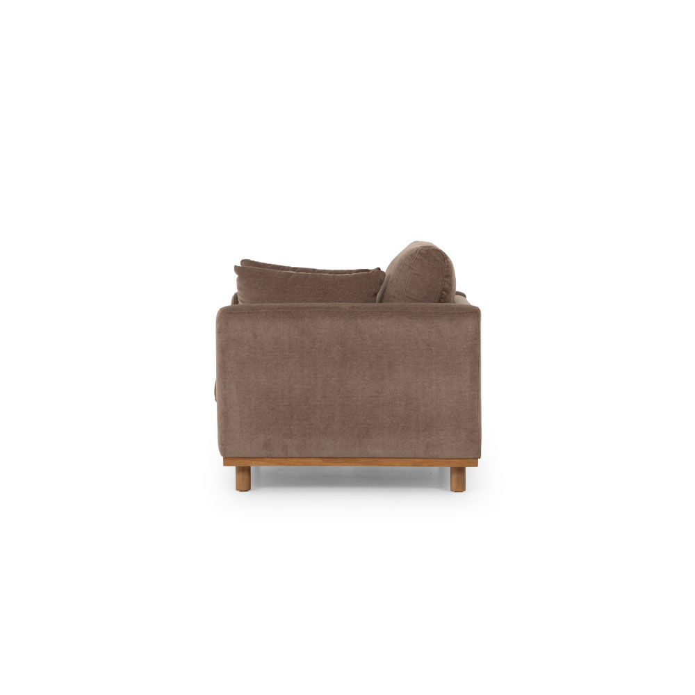 Portia 3 Seater + 2 Chairs, Brown