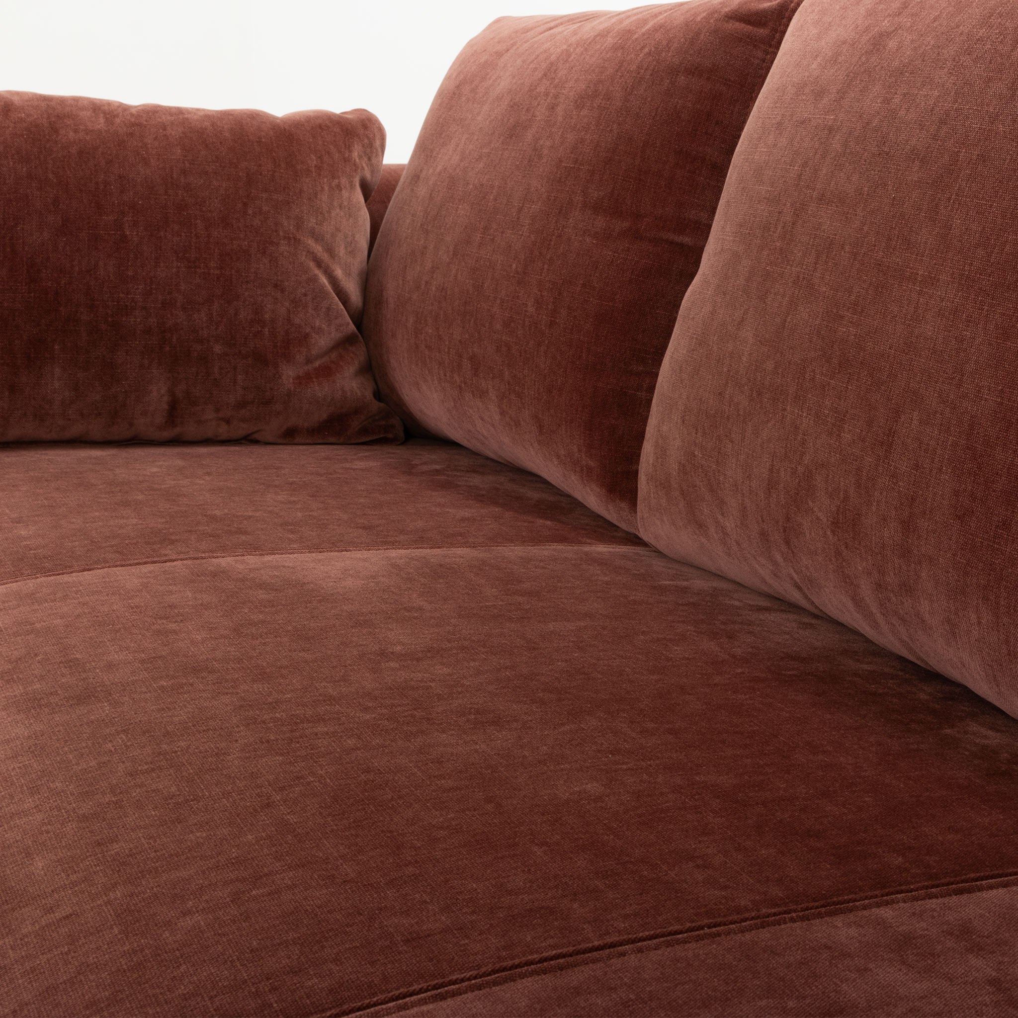 Portia 3 Seater + 2 Chairs, Brick