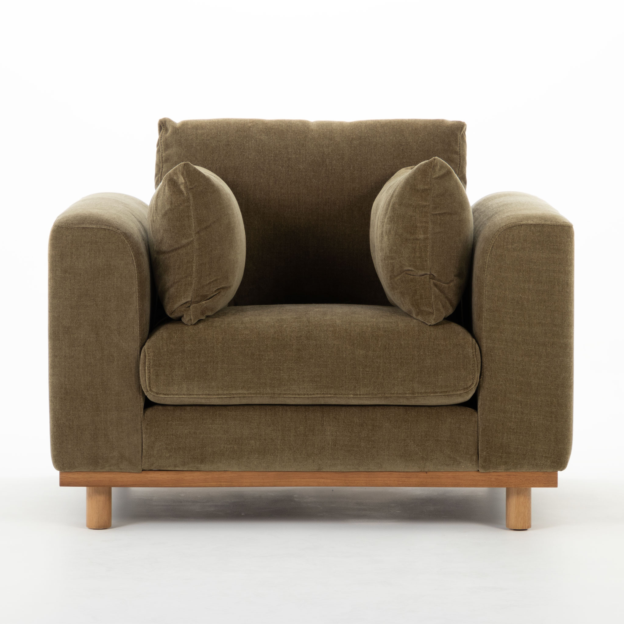 Portia 2 Seater + 2 Chairs, Olive