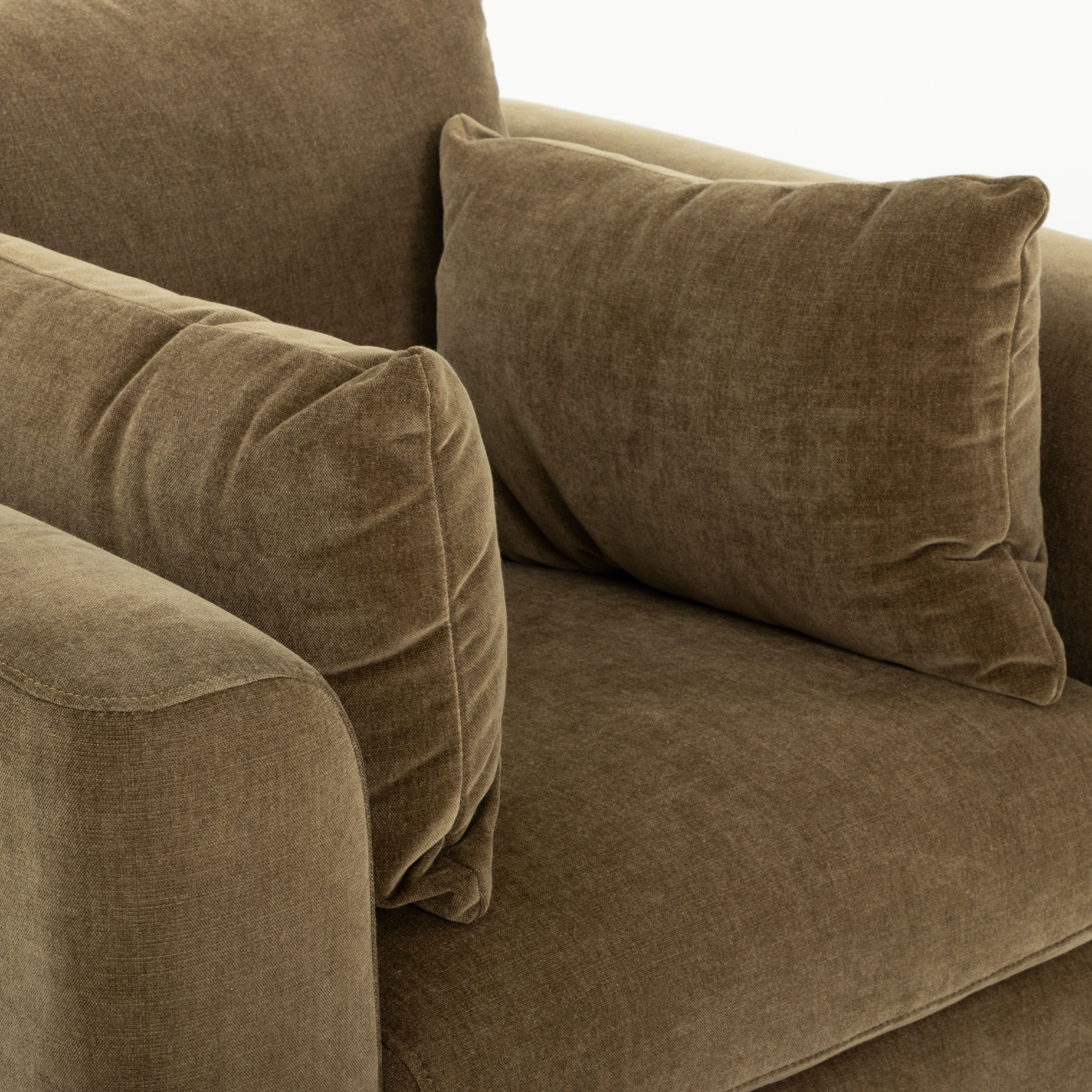 Portia 2 Seater + 2 Chairs, Olive