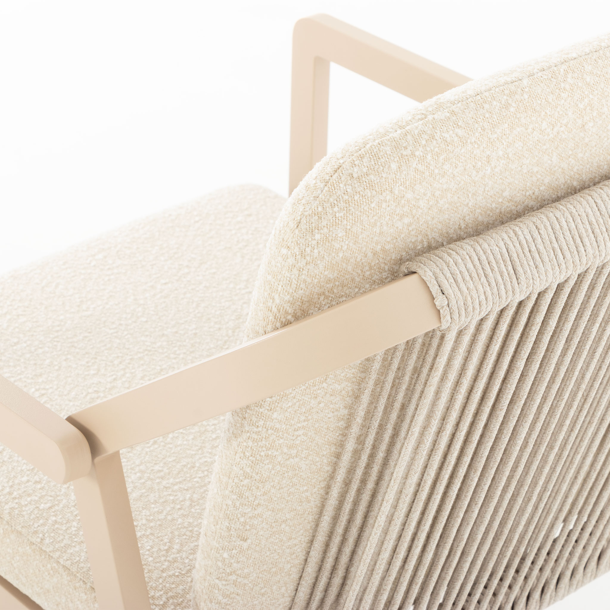 Rhodes 3 Piece Outdoor Bistro Set, Taupe