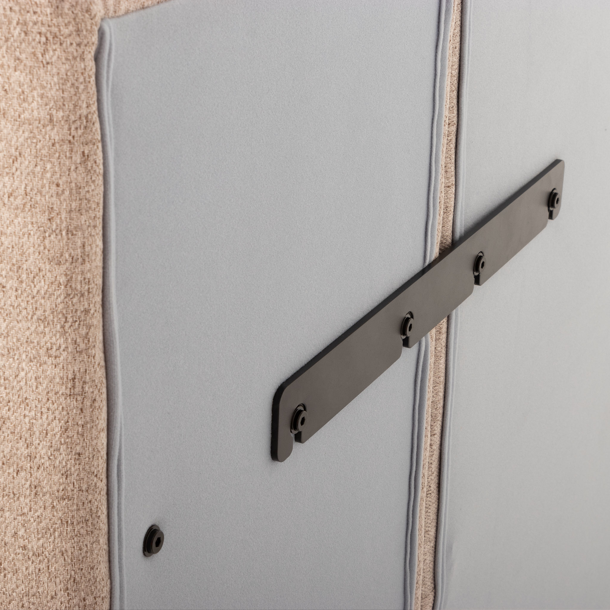 Riley Lift Up King Single Bed Frame With Wings, Beige