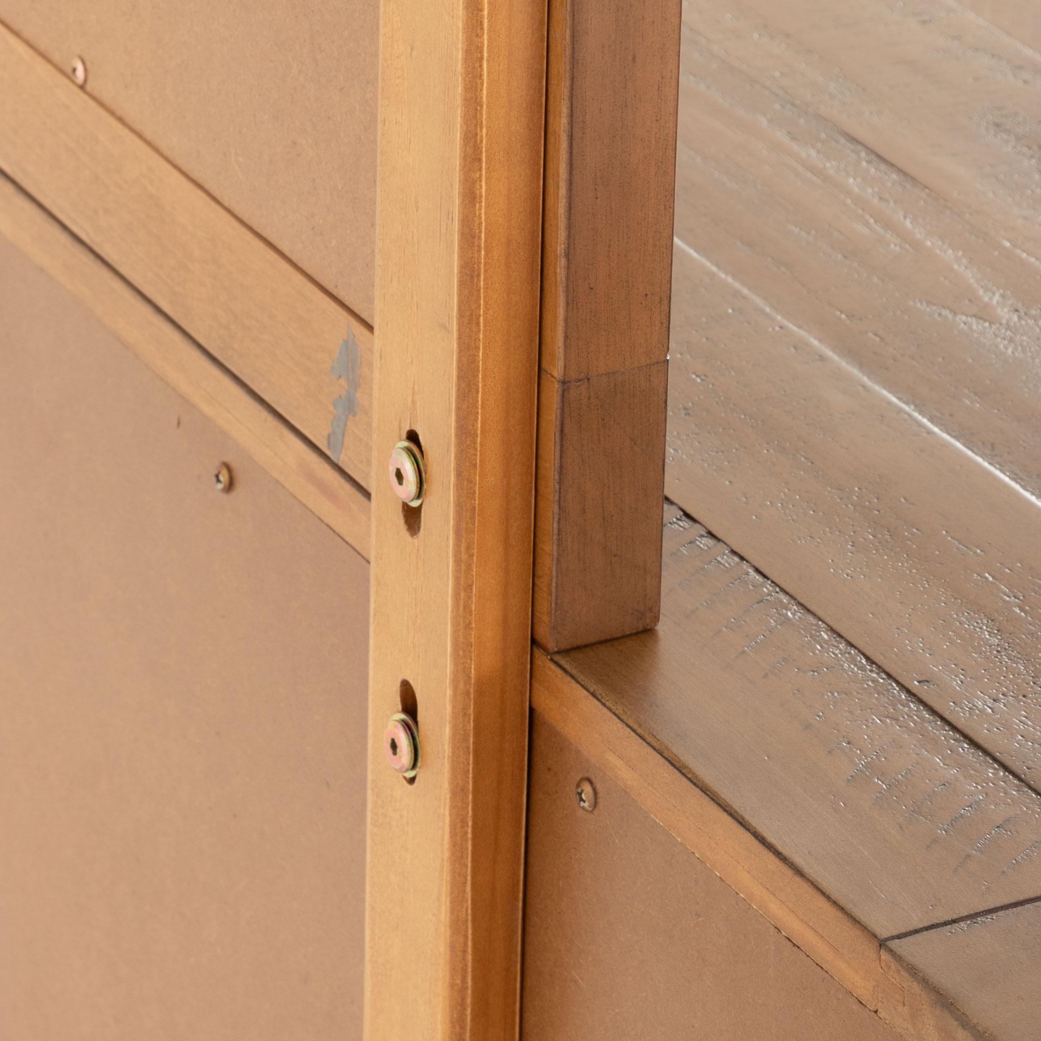 Safin Lowboy & Dresser Mirror, Brown