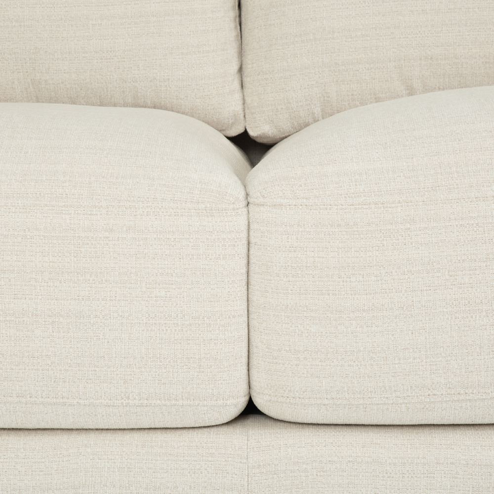 Sorin 2 Seater + Ottoman, Cream