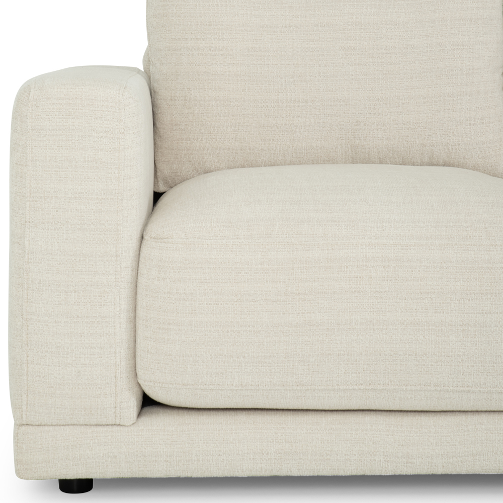 Sorin 2 Seater + Ottoman, Cream