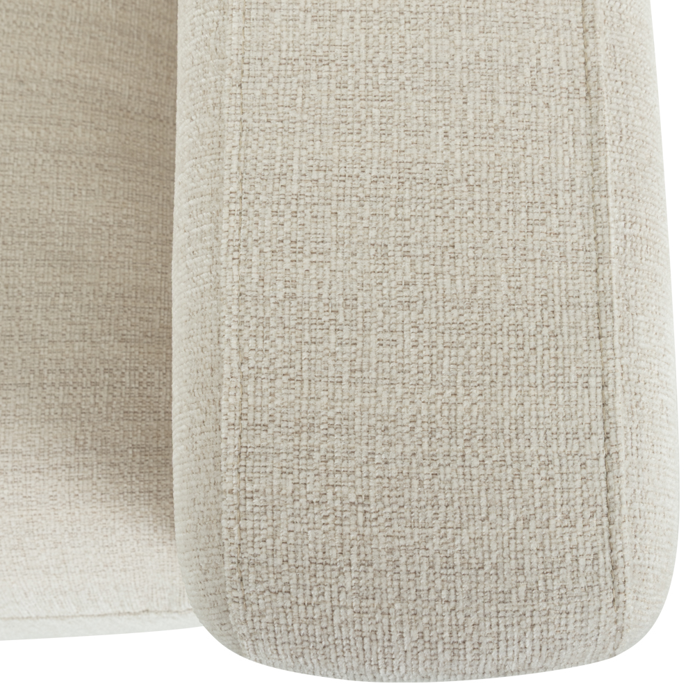 Sorin 2 Seater + Ottoman, Cream