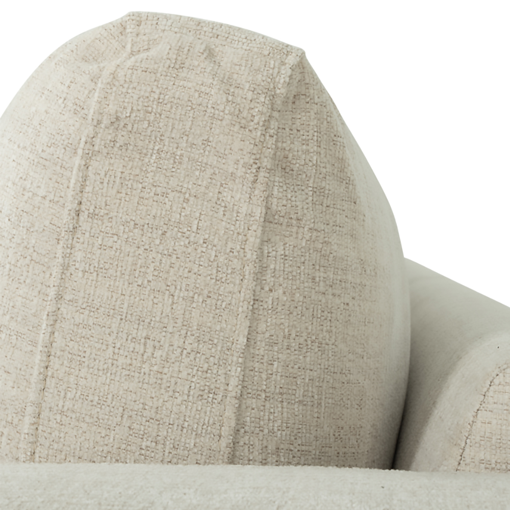 Sorin 3 Seater + Ottoman, Cream