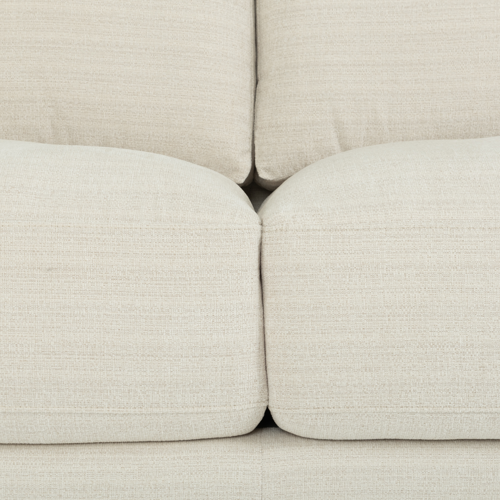 Sorin 3 Seater + Ottoman, Cream