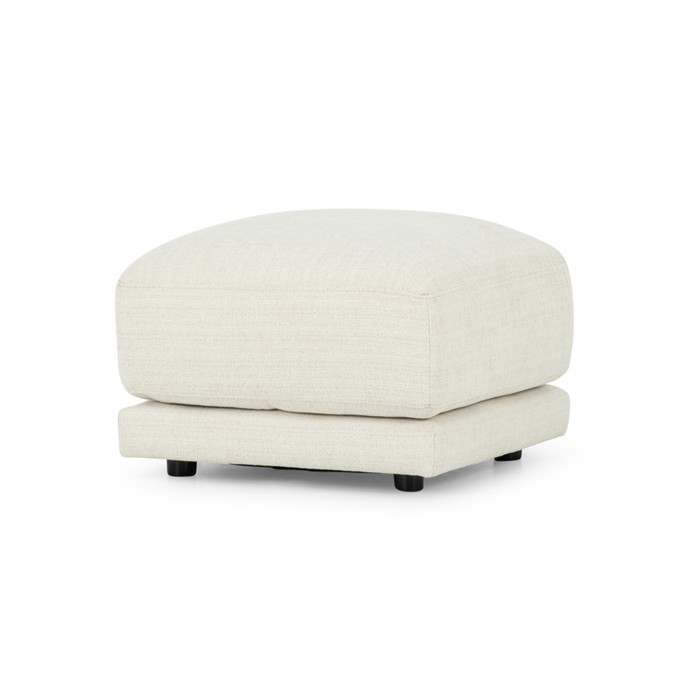 Sorin 3 Seater + Ottoman, Cream