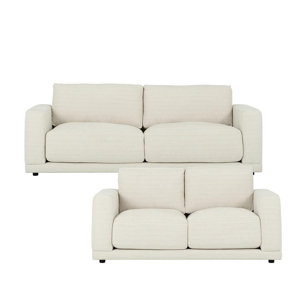 Sorin 3 Seater + 2 Seater, Cream