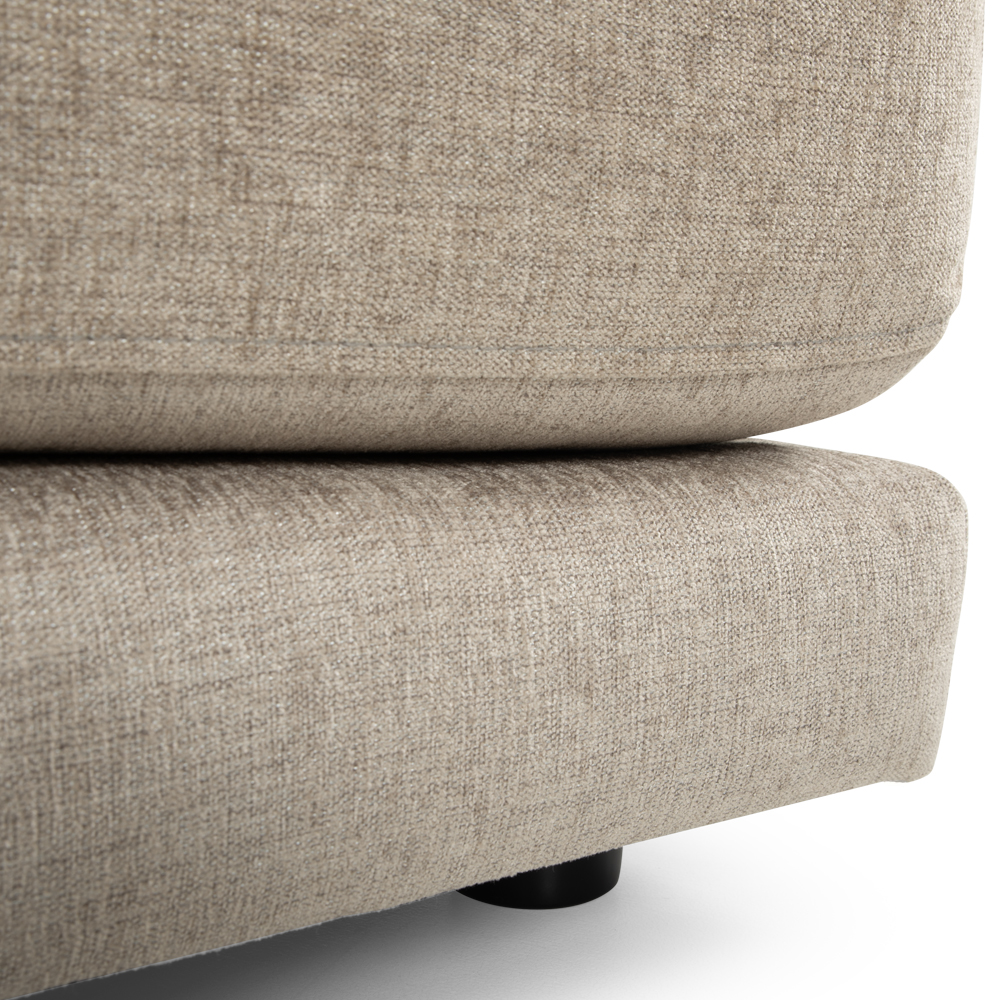 Sorin 2 Seater + Ottoman, Grey