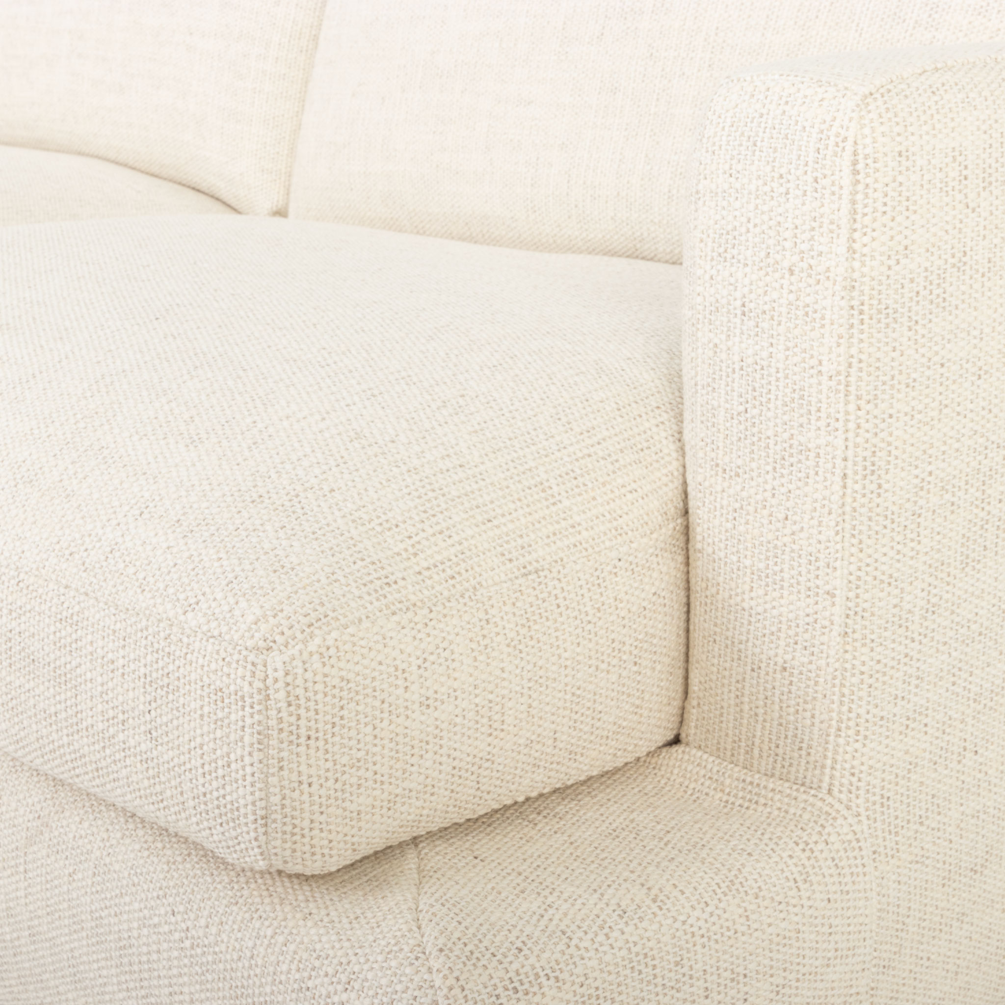 Stellar 3 Seater + Ottoman, Ivory