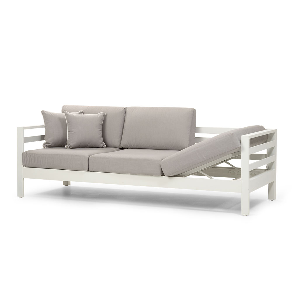 Venus 4 Piece Outdoor Lounge  Set With Coffee Table, White
