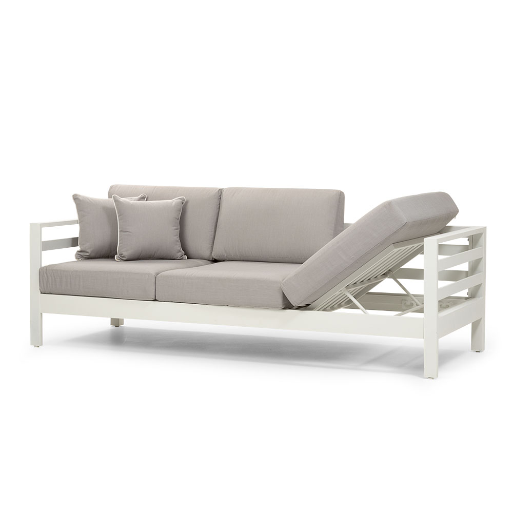 Venus 4 Piece Outdoor Lounge  Set With Coffee Table, White