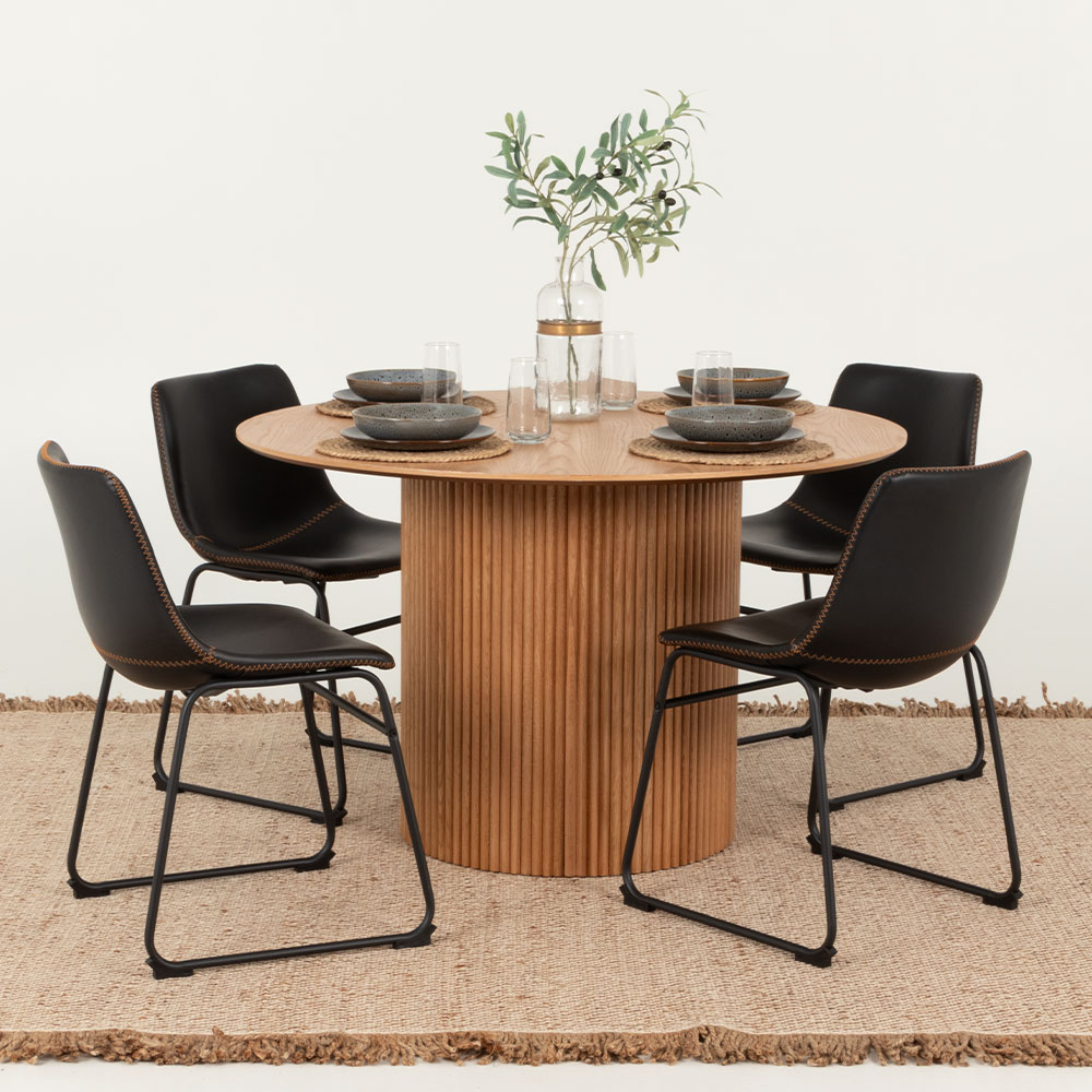 Vintage & Malmo 5 Piece Dining Set - W120