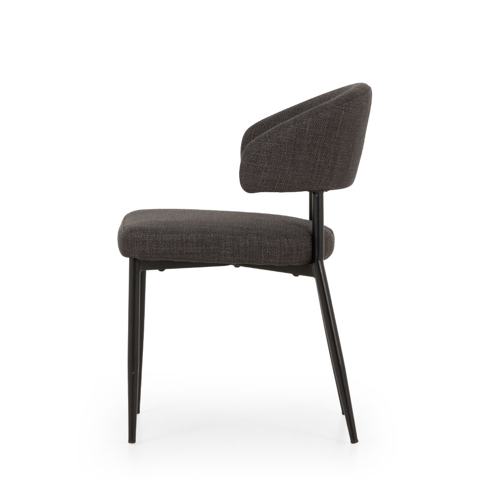 Nordic & Whitly 5 Piece Dining Set - W110, Charcoal