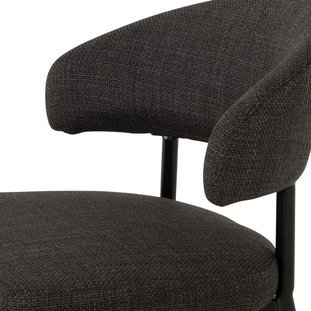 Nordic & Whitly 5 Piece Dining Set - W110, Charcoal