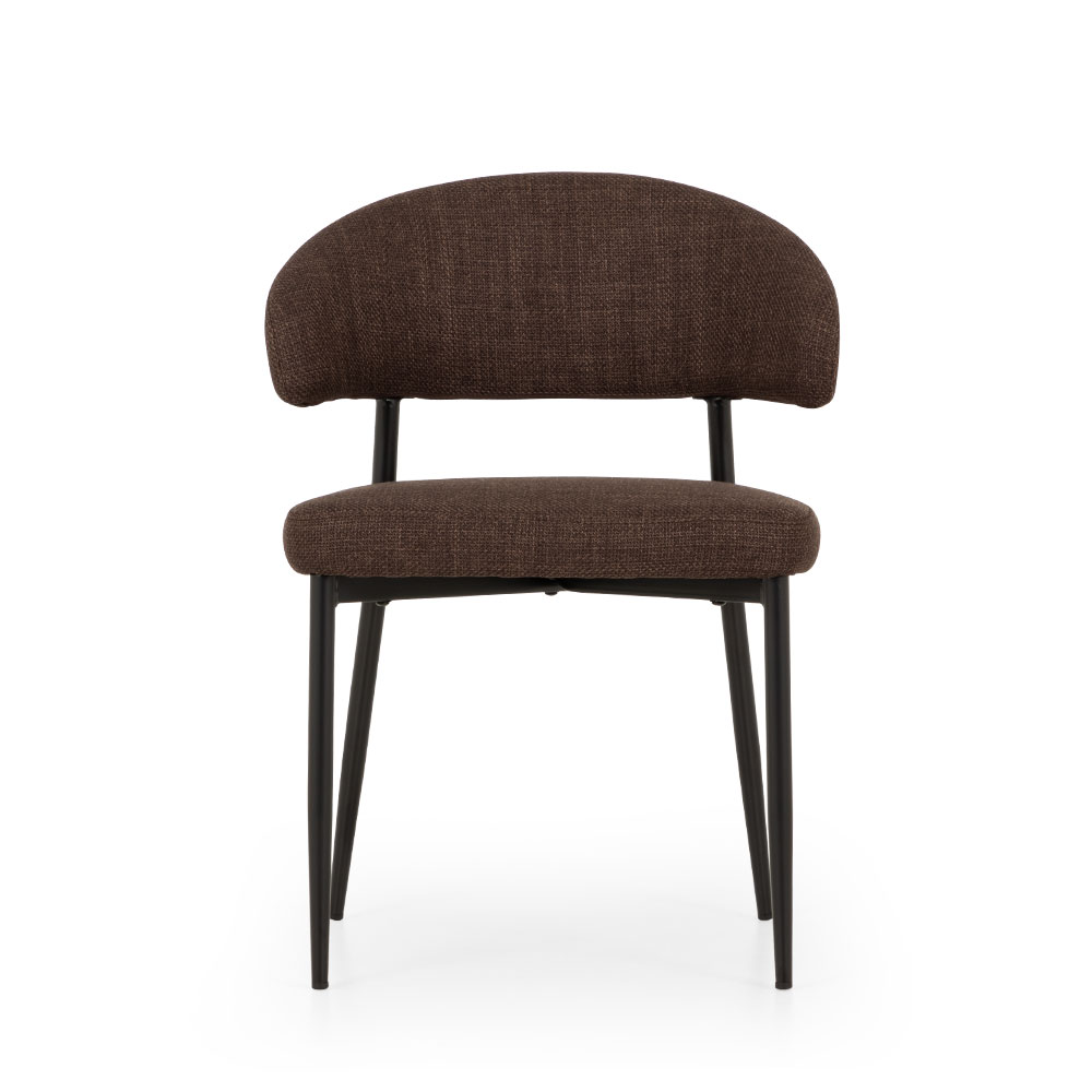 Nordic & Whitly 5 Piece Dining Set - W110, Dark Brown