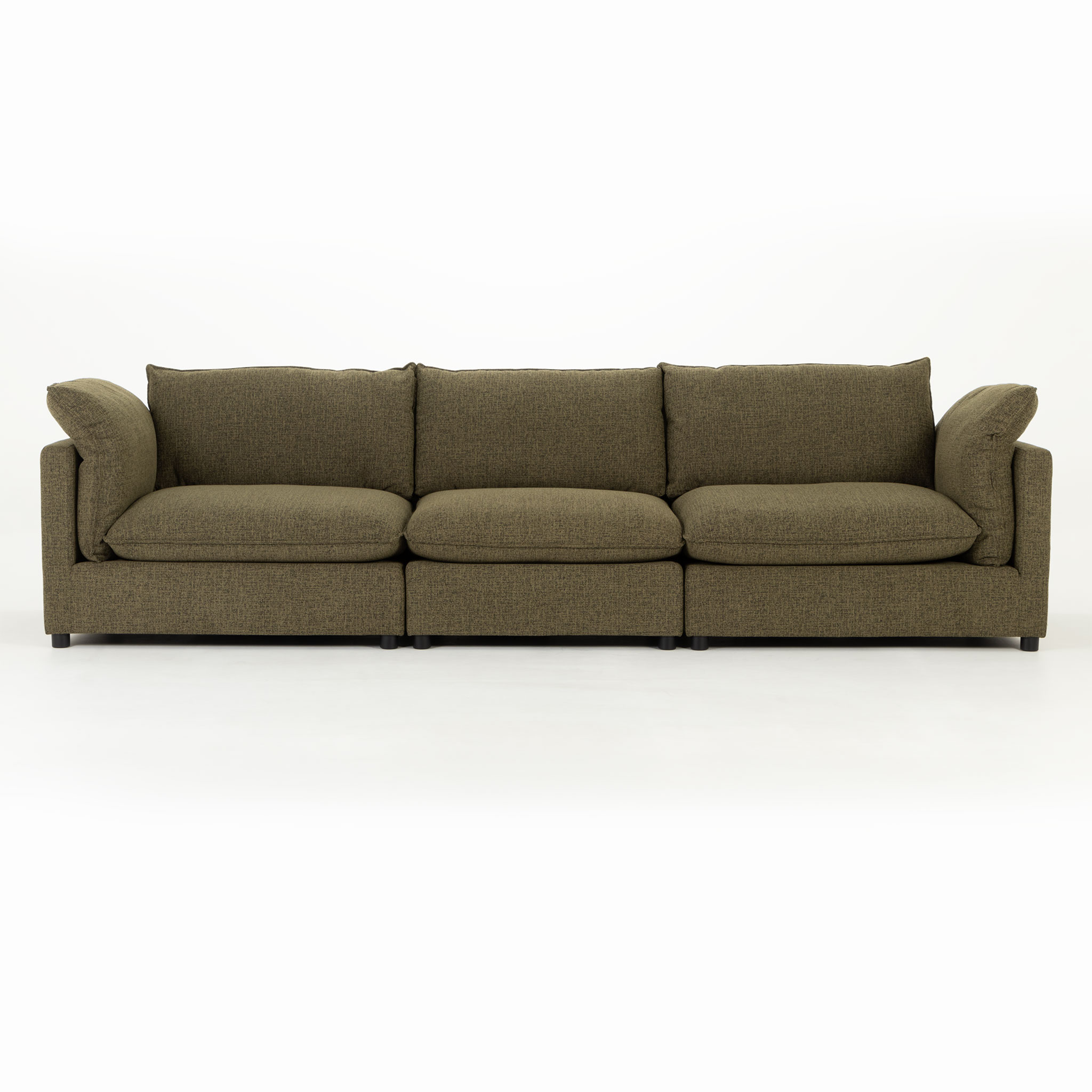 Zoey 3 Seater Modular Sofa, Green