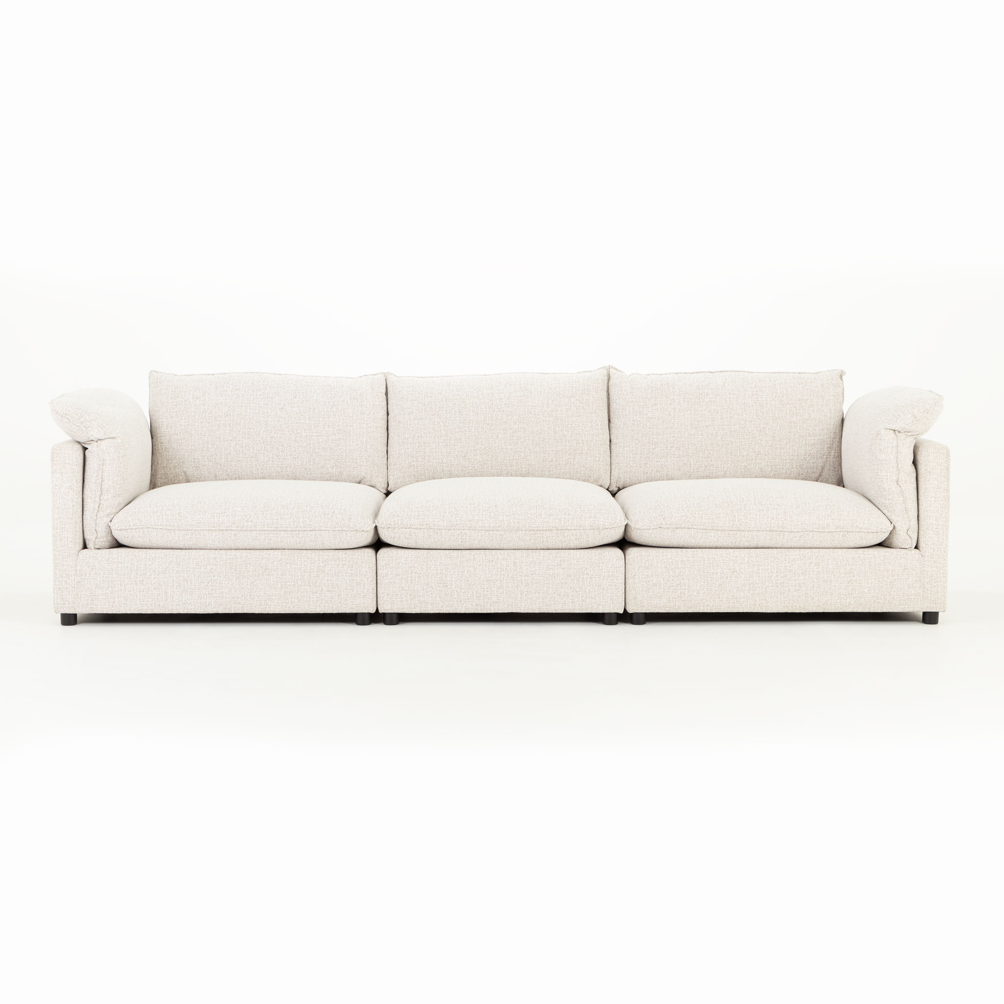 Zoey 3 Seater Modular Sofa, Natural