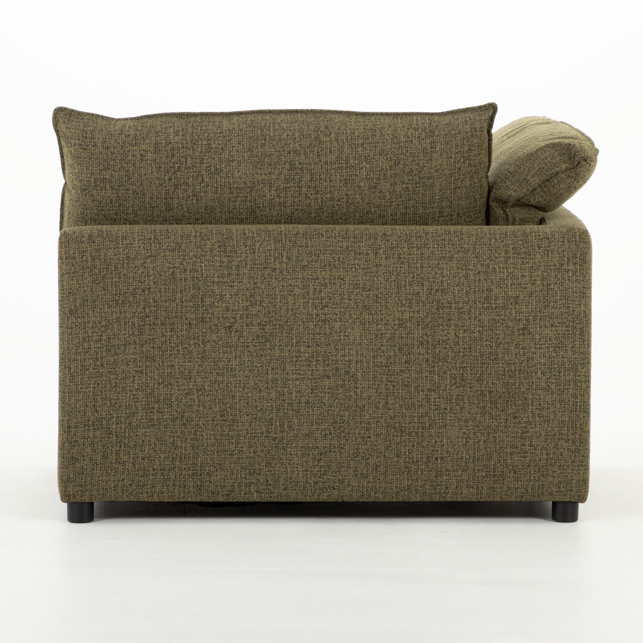 Zoey 3 Seater Modular Chaise Sofa, Green