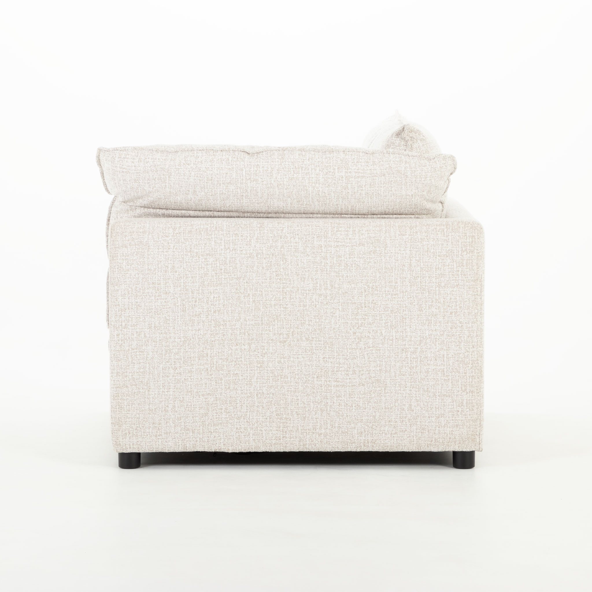 Zoey 3 Seater Modular Chaise Sofa, Natural