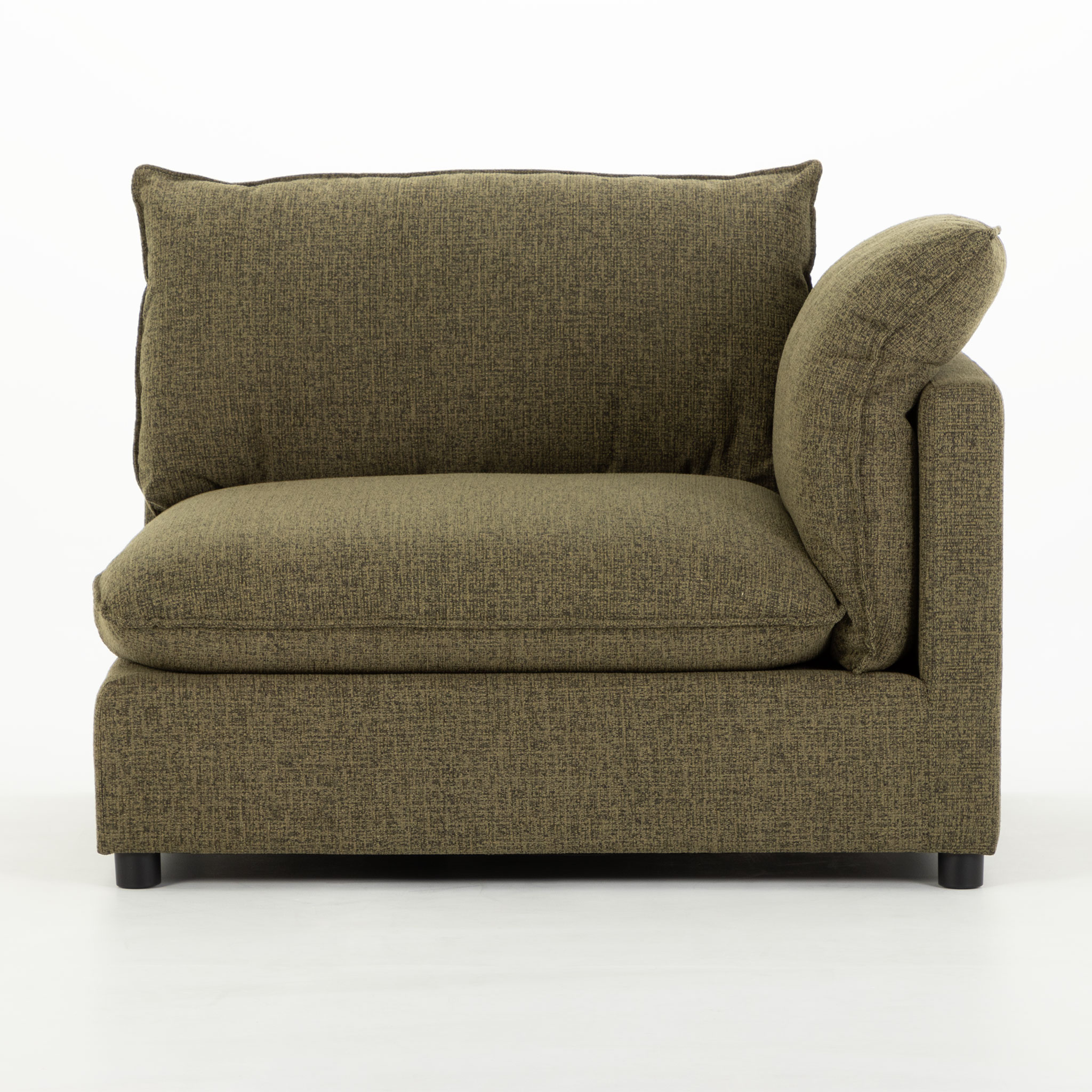 Zoey 5 Seater Corner Modular Sofa, Green