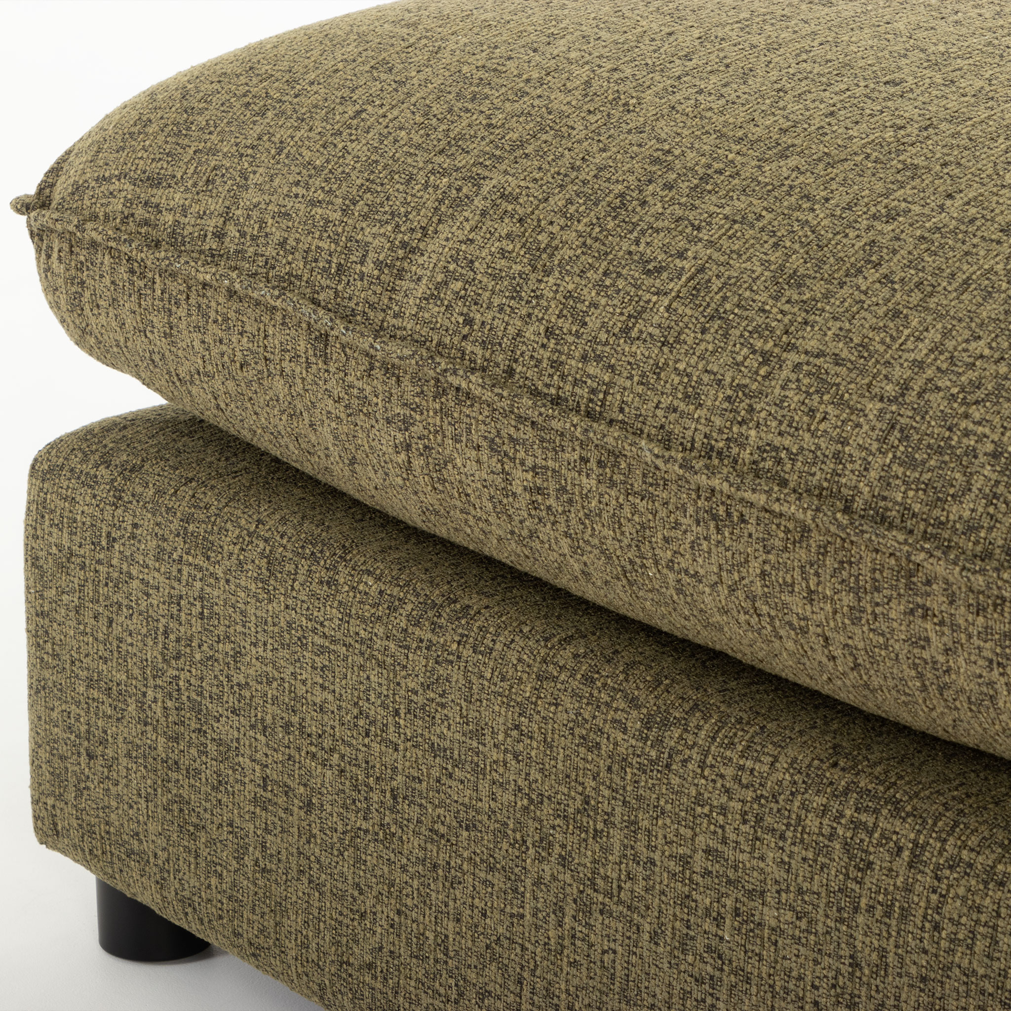 Zoey 4 Seater Corner Modular Chaise Sofa Left Hand Facing, Green