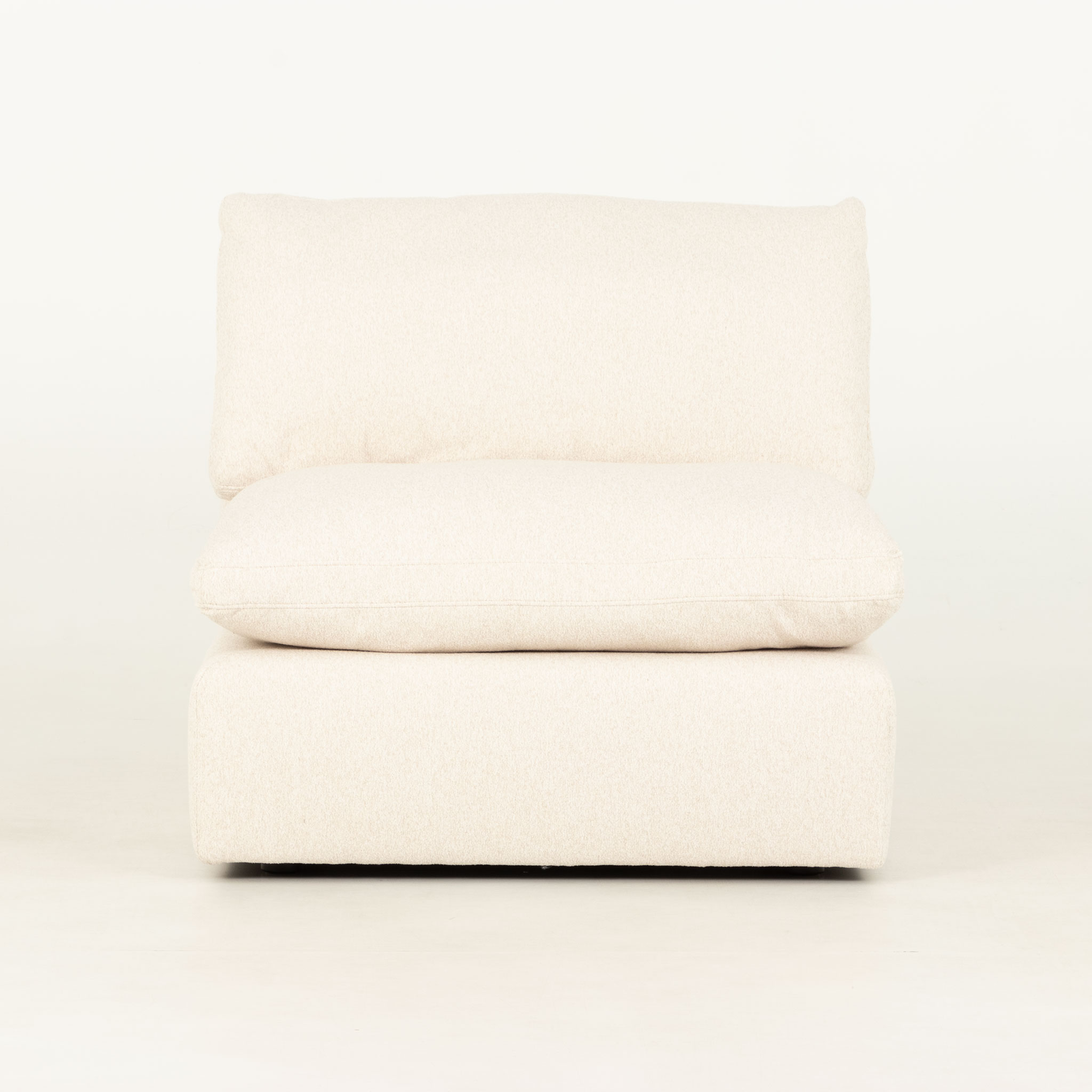 Mallory Modular 1.5 Seater Sofa, Cream