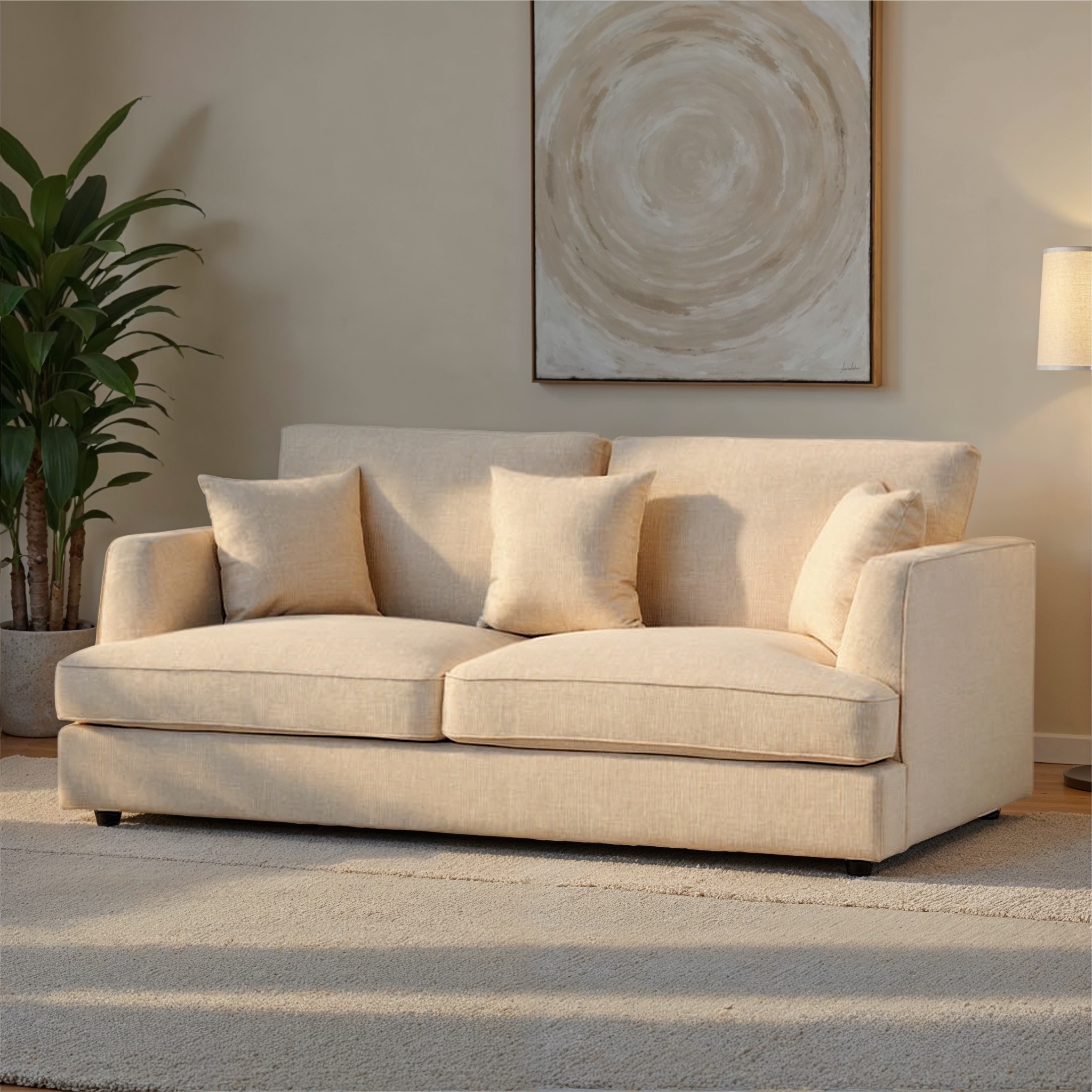 Hampshire 2.5 Seater, Oatmeal