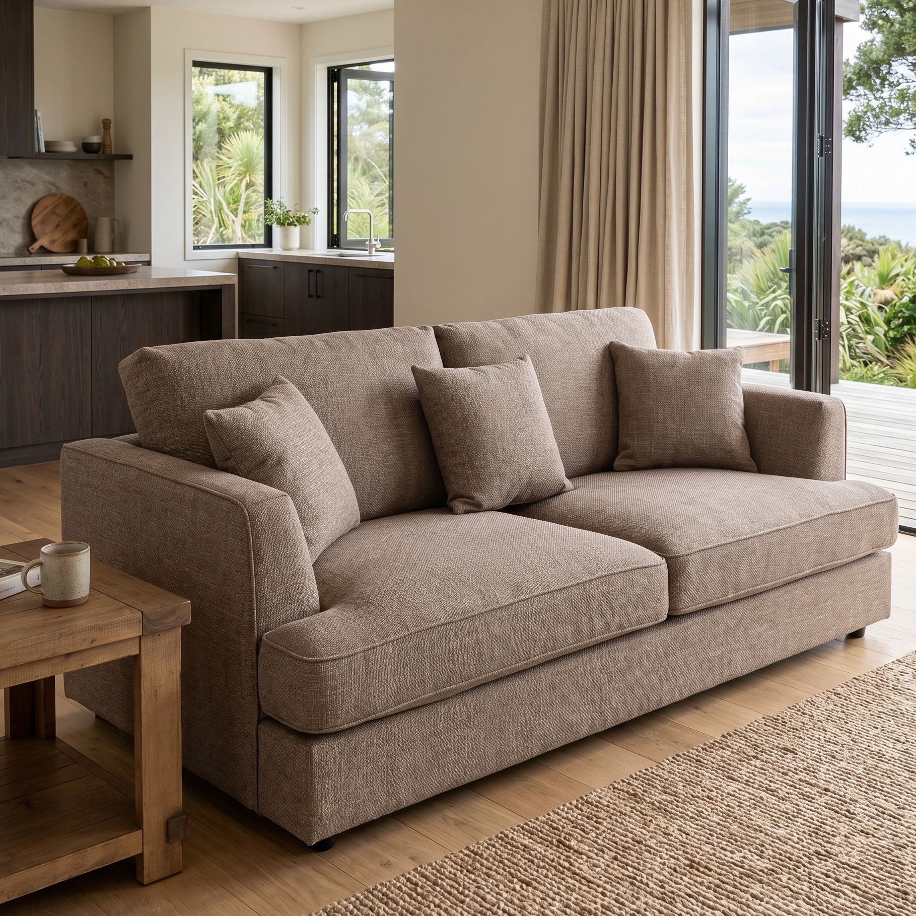 Hampshire 2.5 Seater Sofa, Taupe