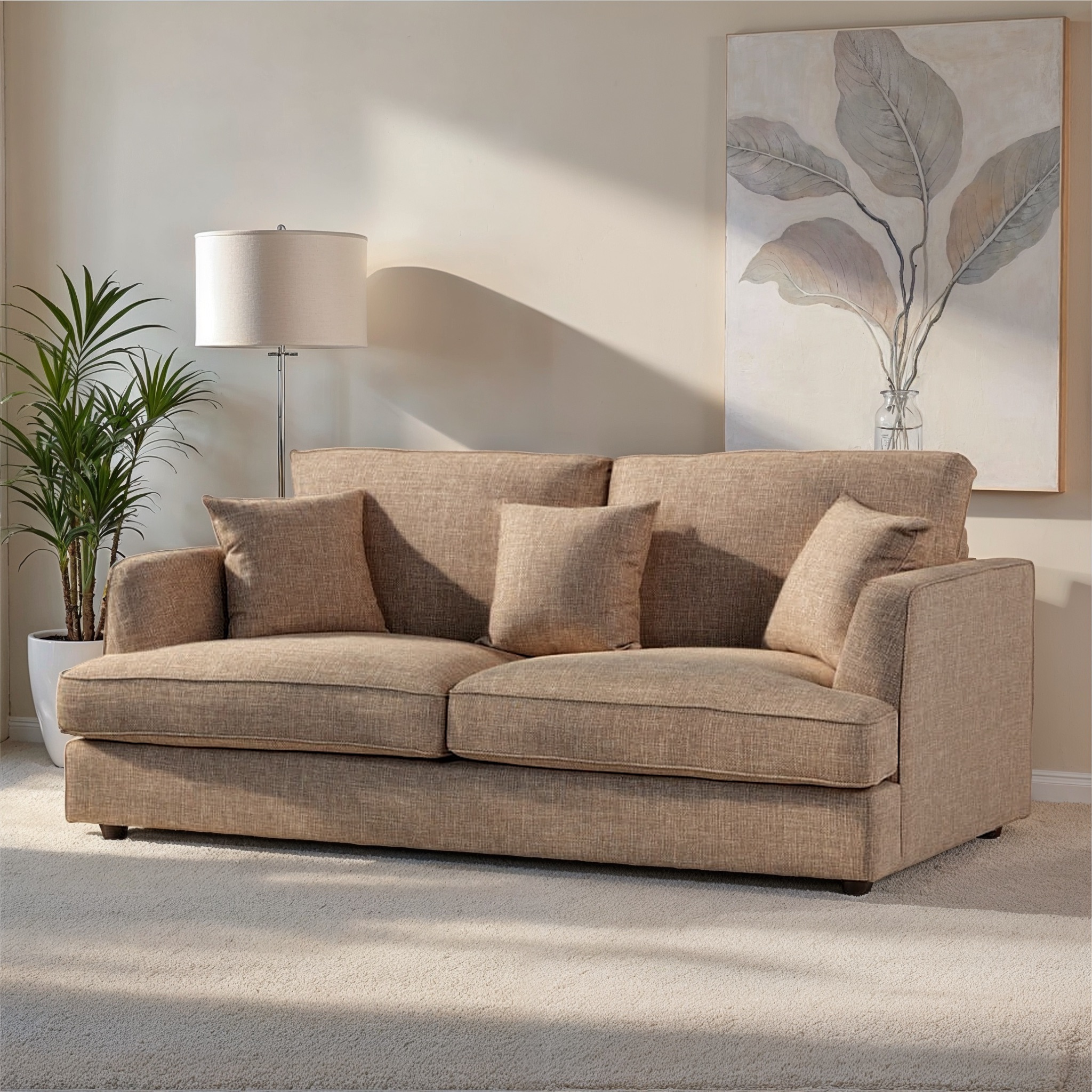 Hampshire 2.5 Seater, Taupe