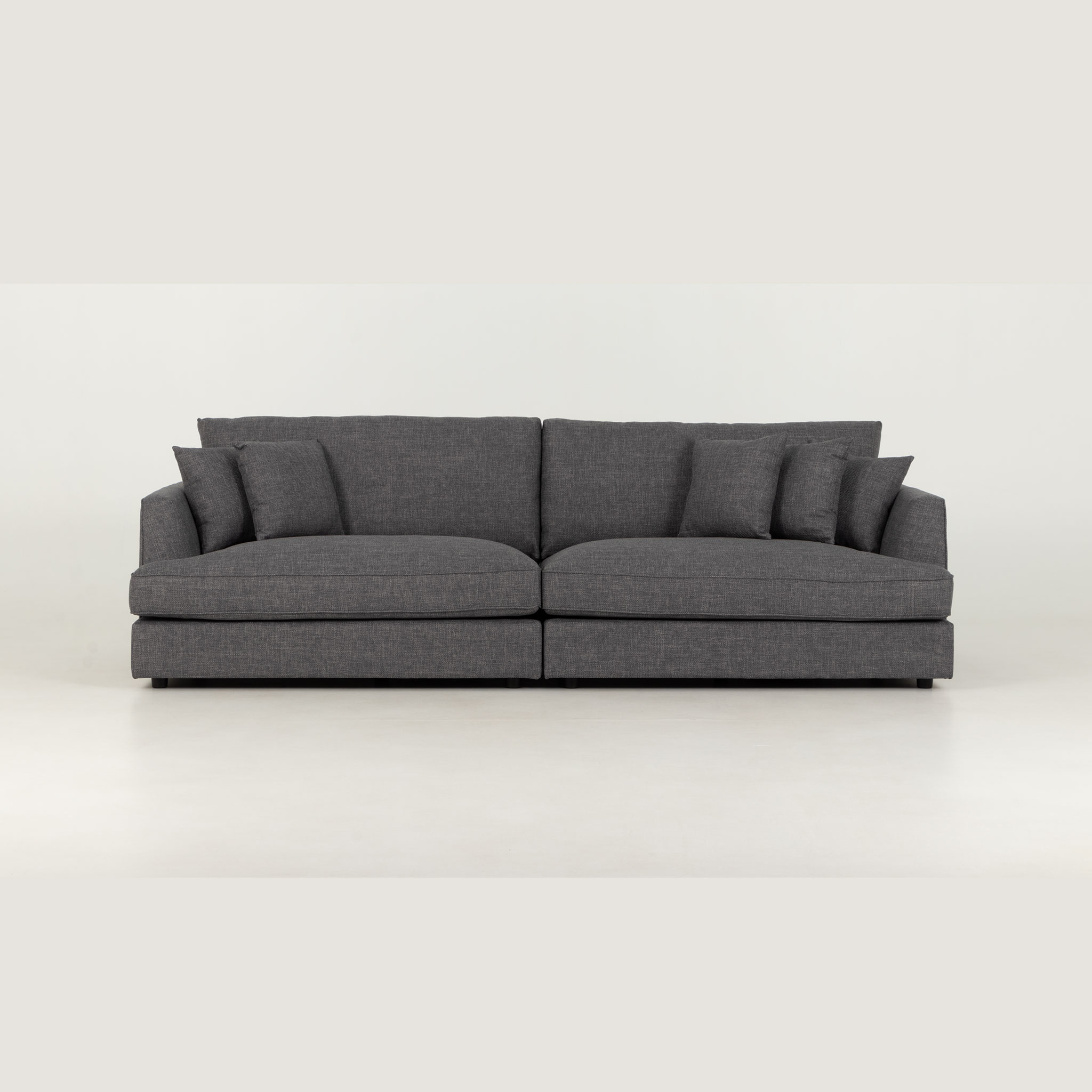 Hampshire Oversized 4 Seater, Dark Grey