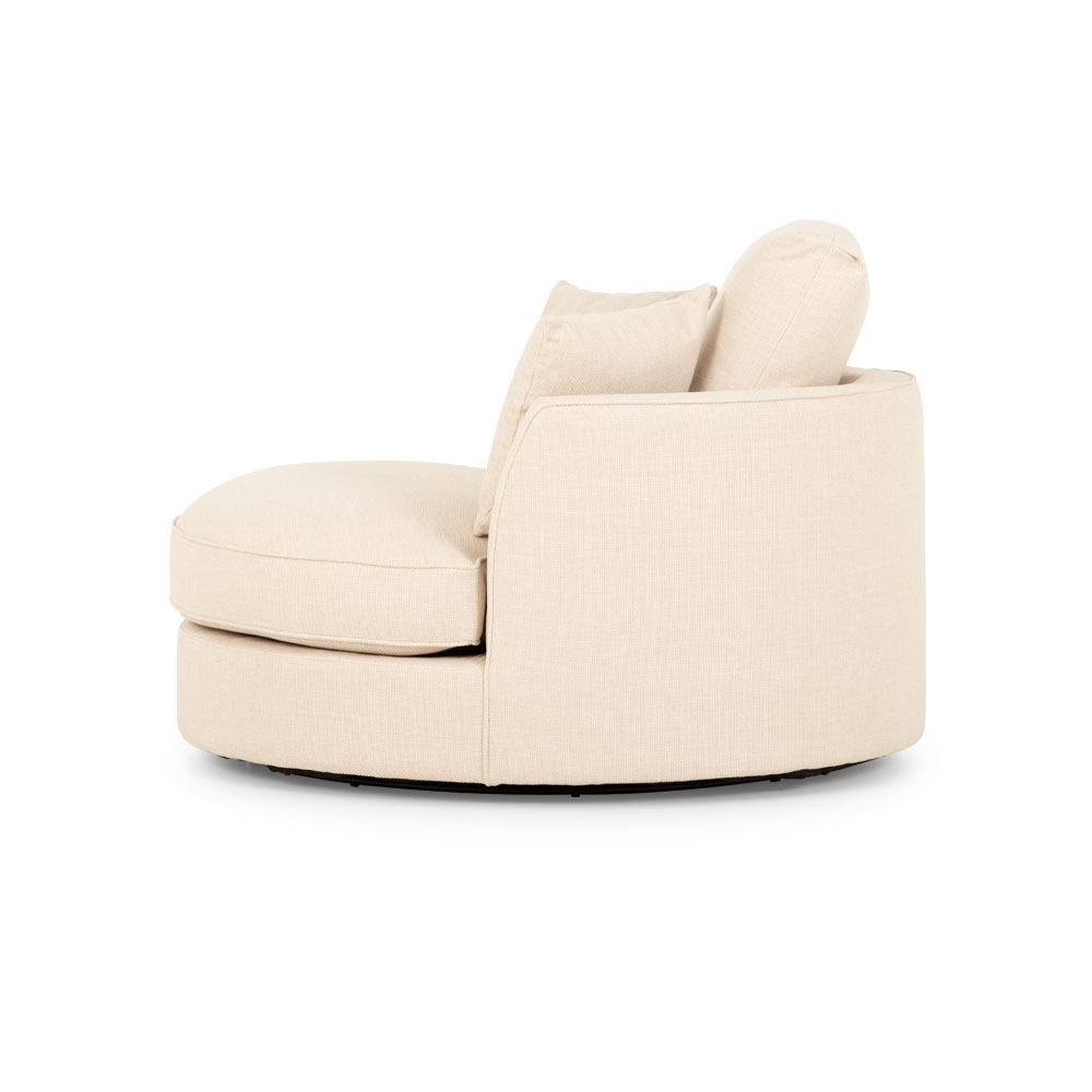 Hampshire Swivel Chair, Oatmeal