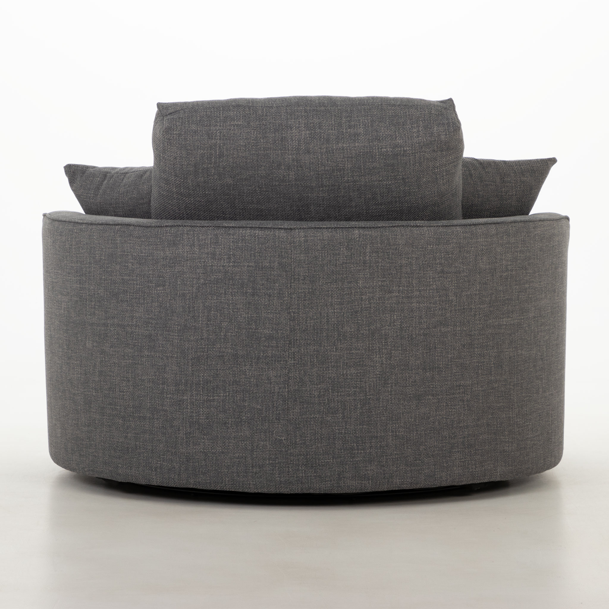 Hampshire Swivel Chair, Dark Grey