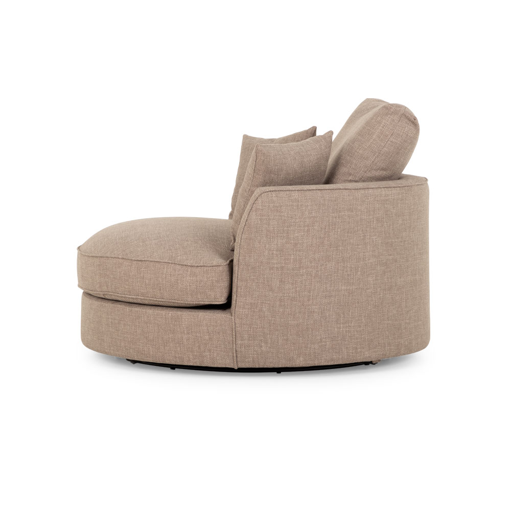 Hampshire Swivel Chair, Taupe