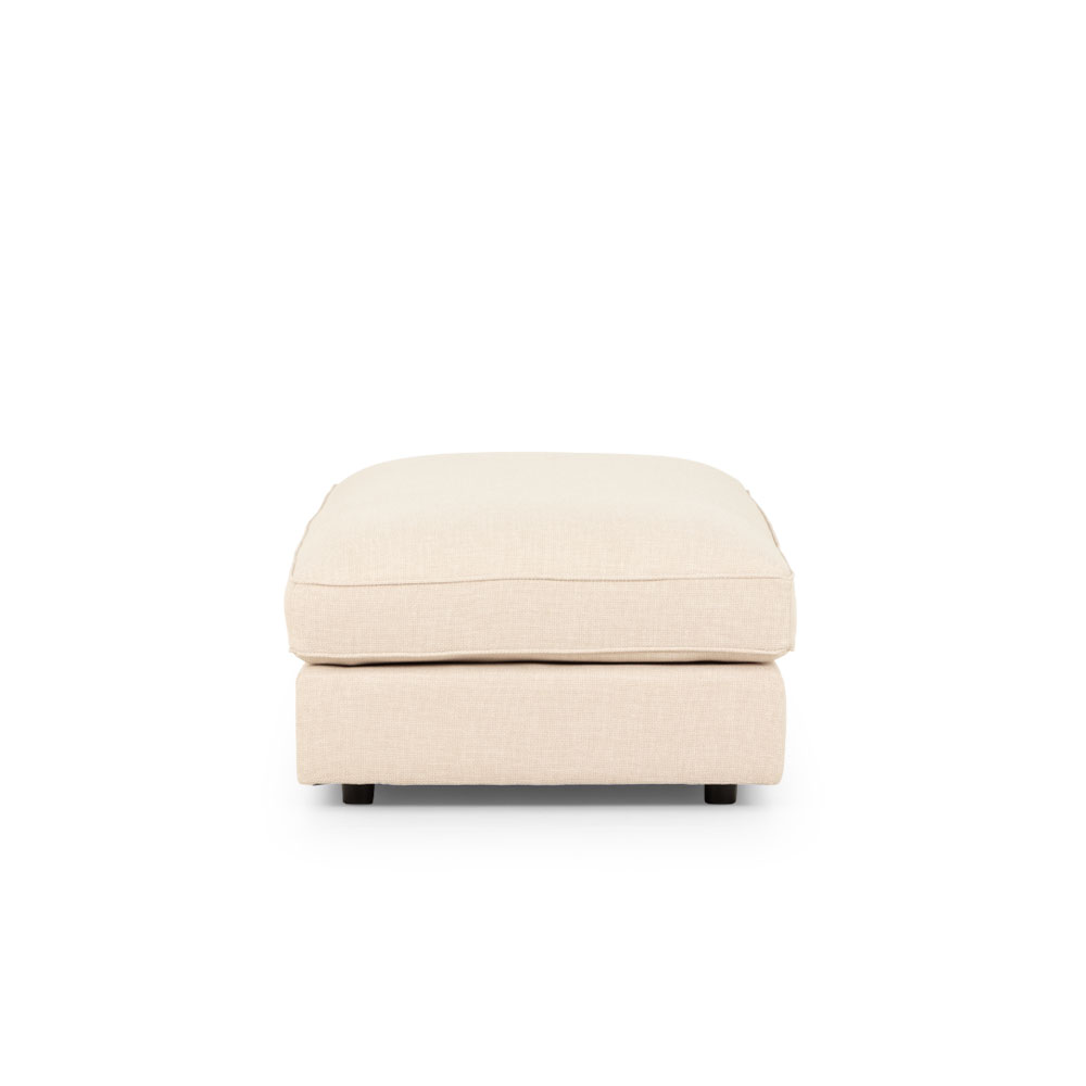 Hampshire Oversized Ottoman, Oatmeal