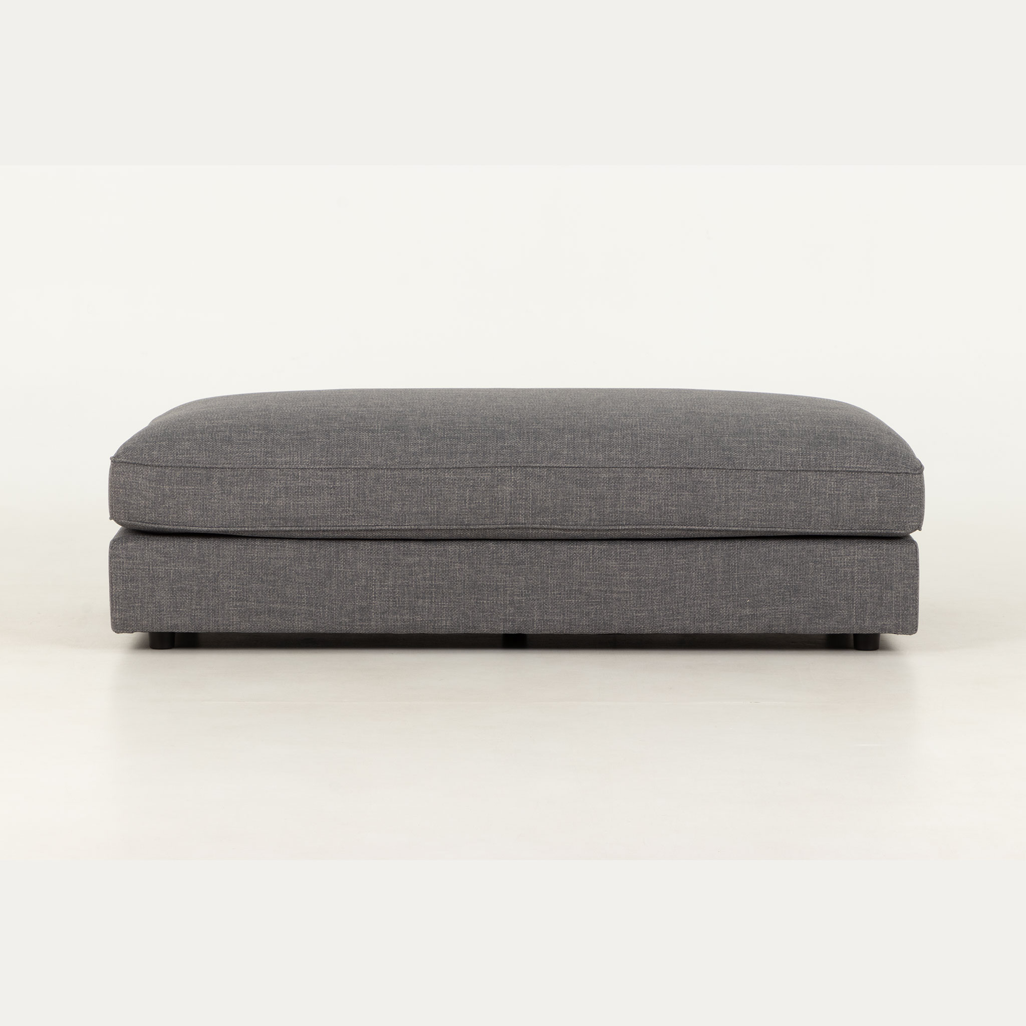 Hampshire Oversized Ottoman, Dark Grey