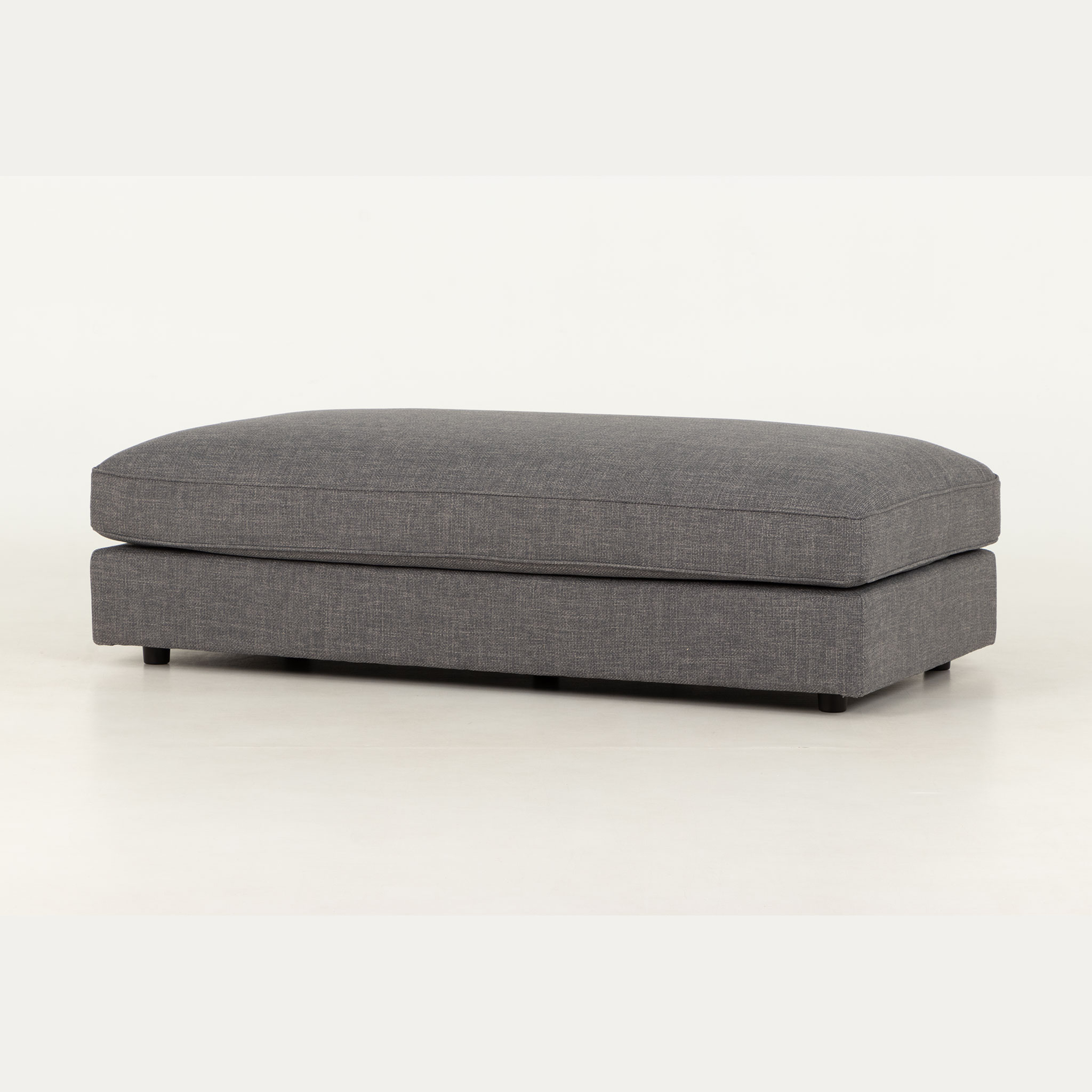 Hampshire Oversized Ottoman, Dark Grey