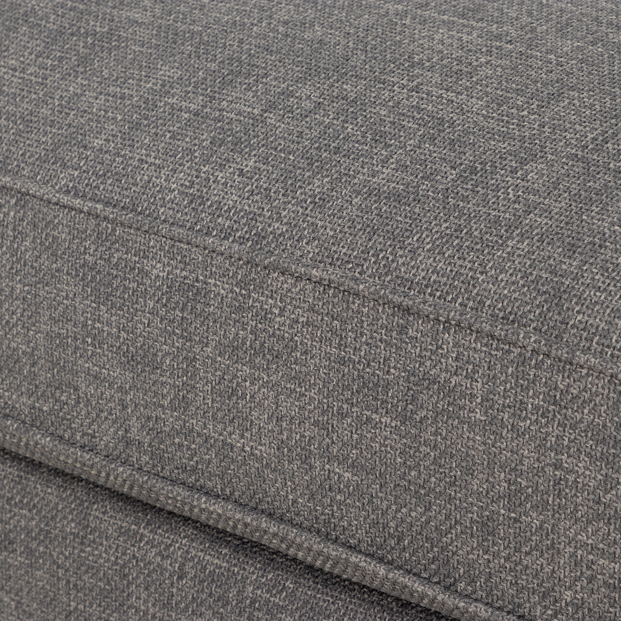 Hampshire Oversized Ottoman, Dark Grey